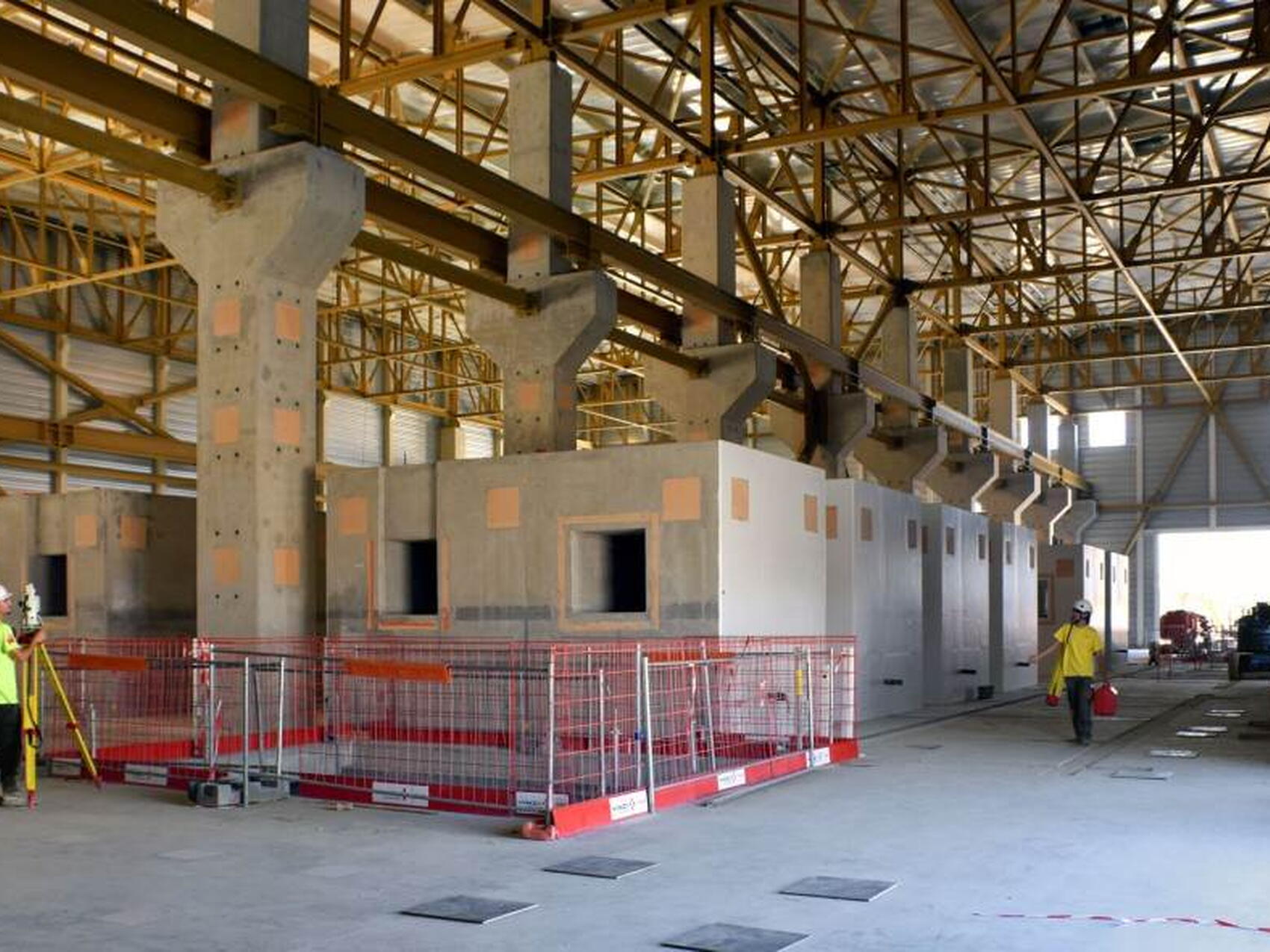 Des blocs de 4 mètres de haut