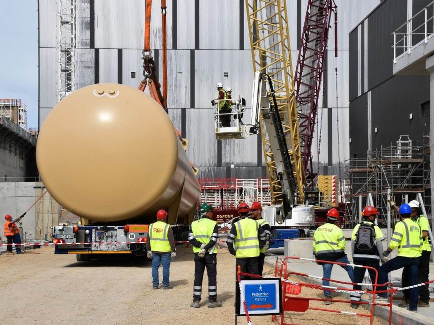 Deux cuves à l'horizontale