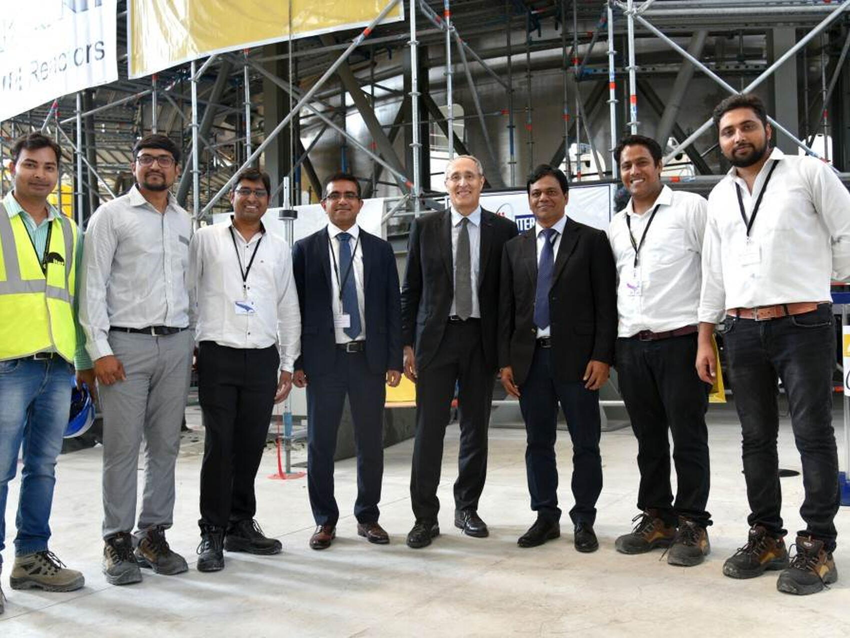 The hands-on team from Larsen & Toubro