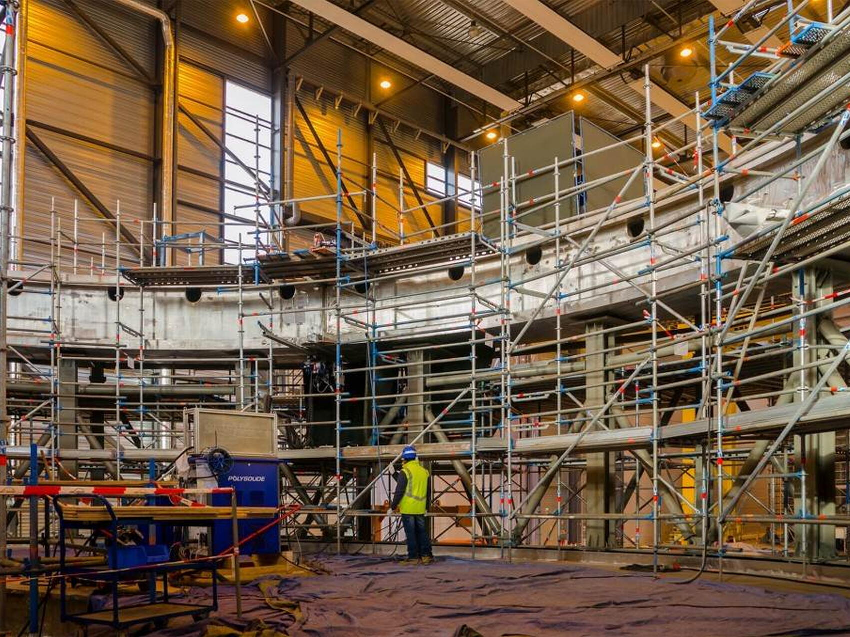 Inside the soup plate