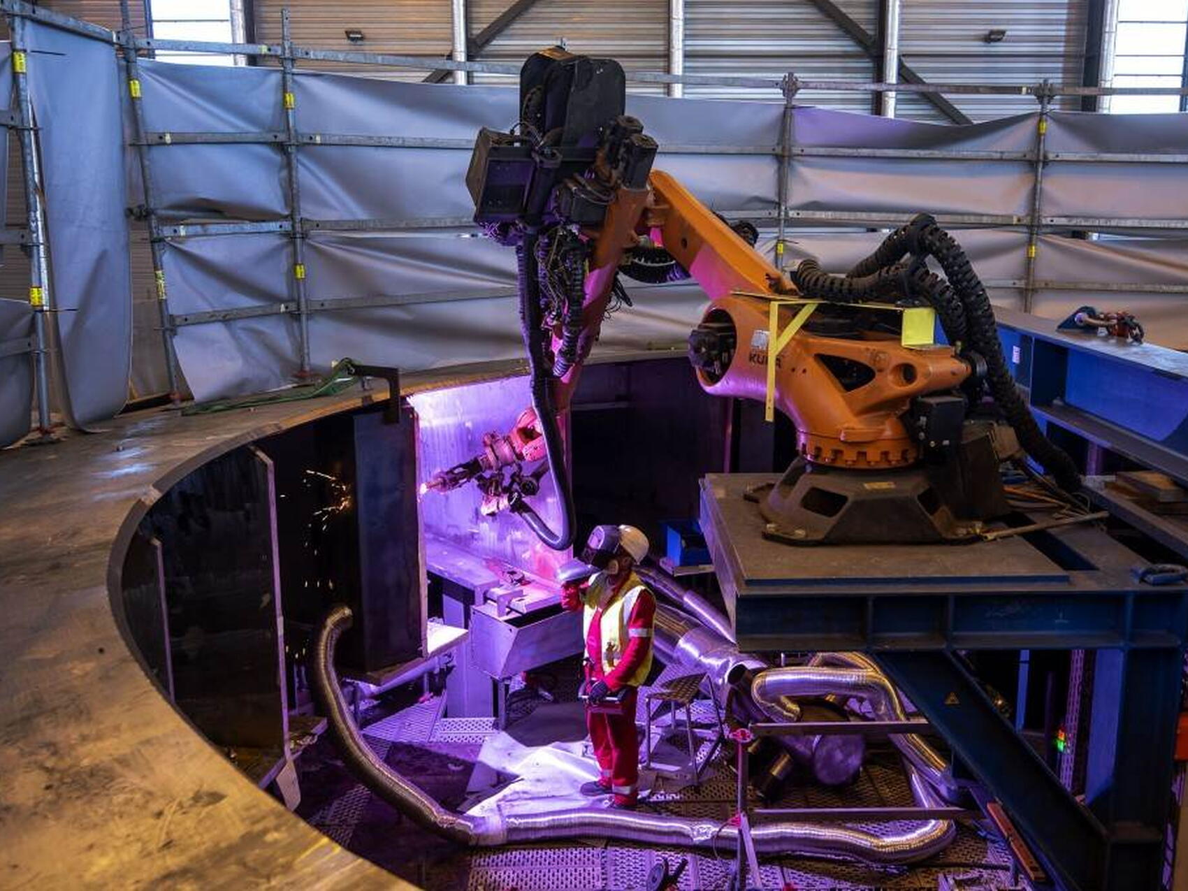 Like a fire-breathing dragon