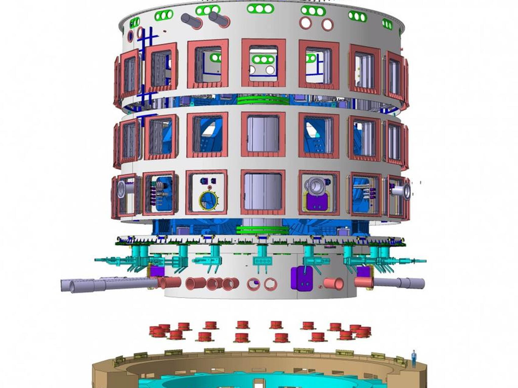 54 éléments, quatre sections