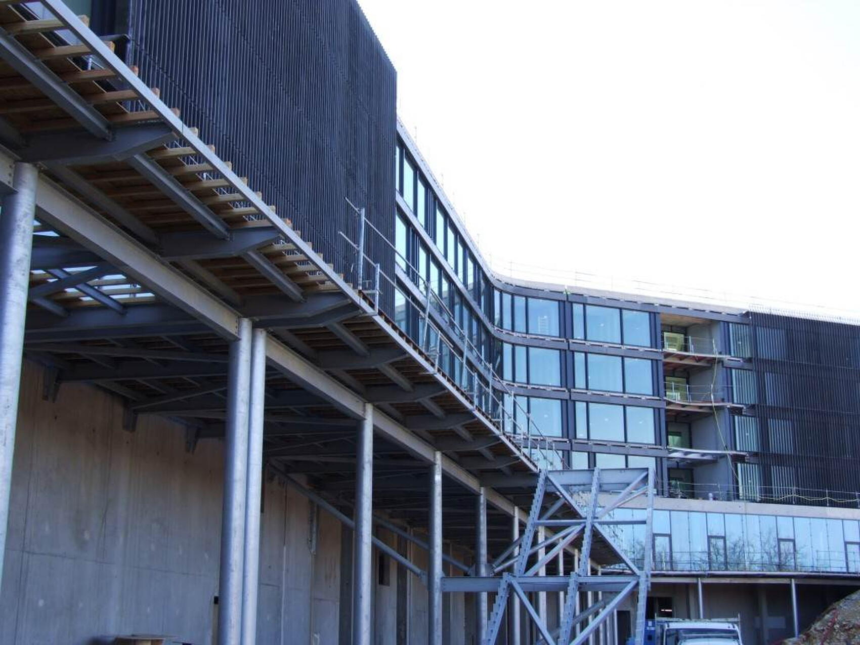 La façade nord-ouest