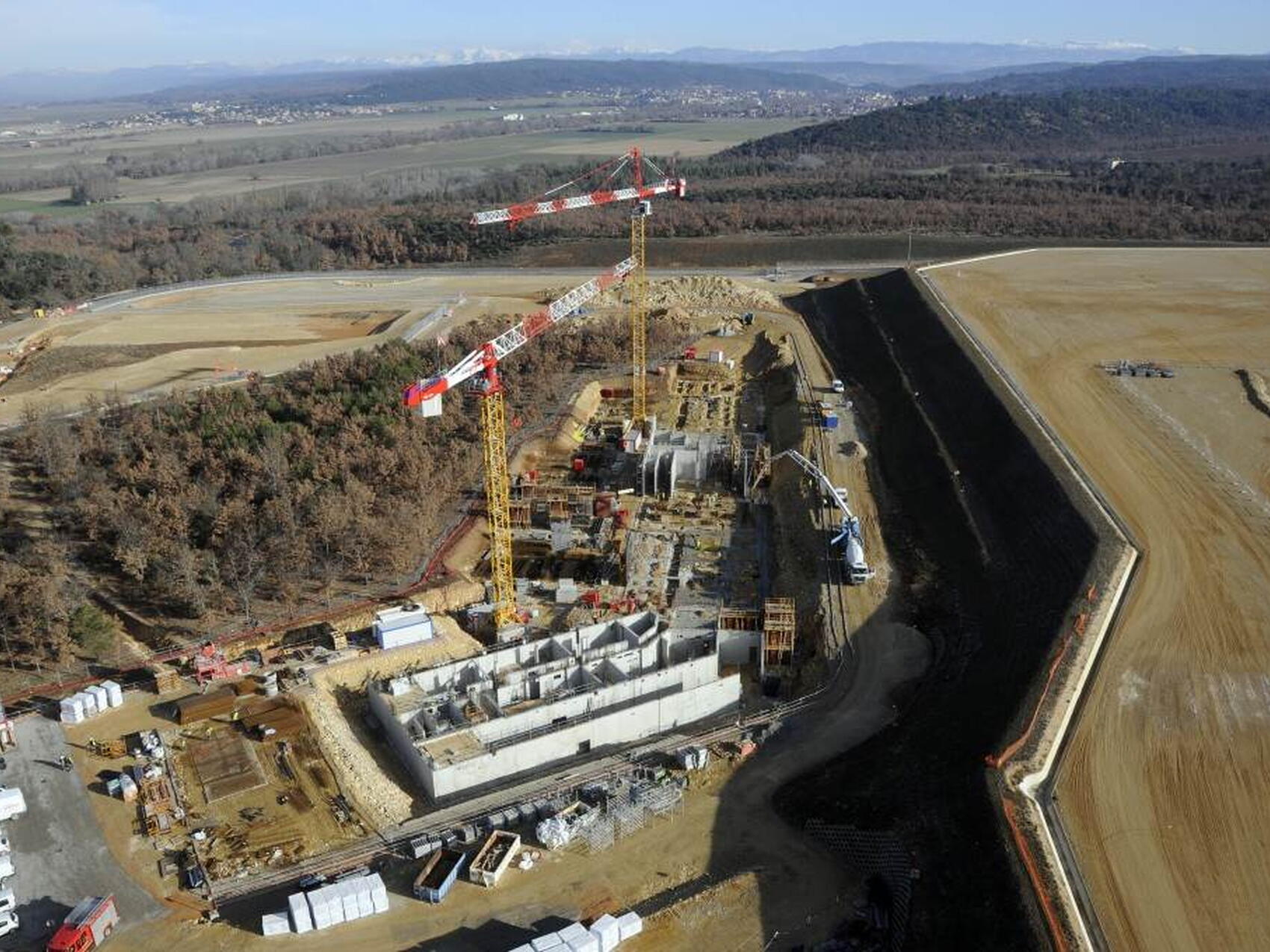 Une passerelle vers la salle de contrôle