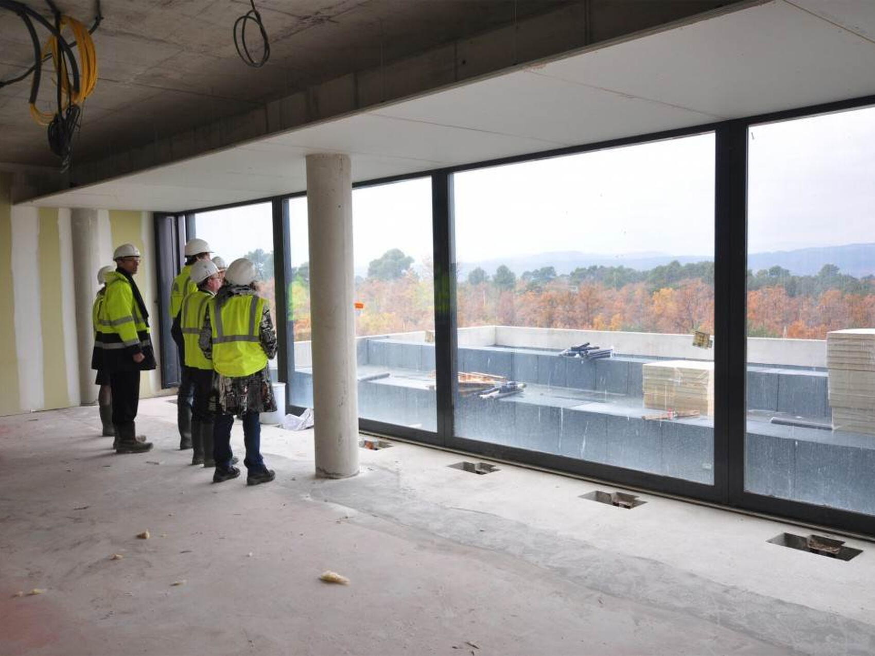 L'aménagement intérieur est en cours