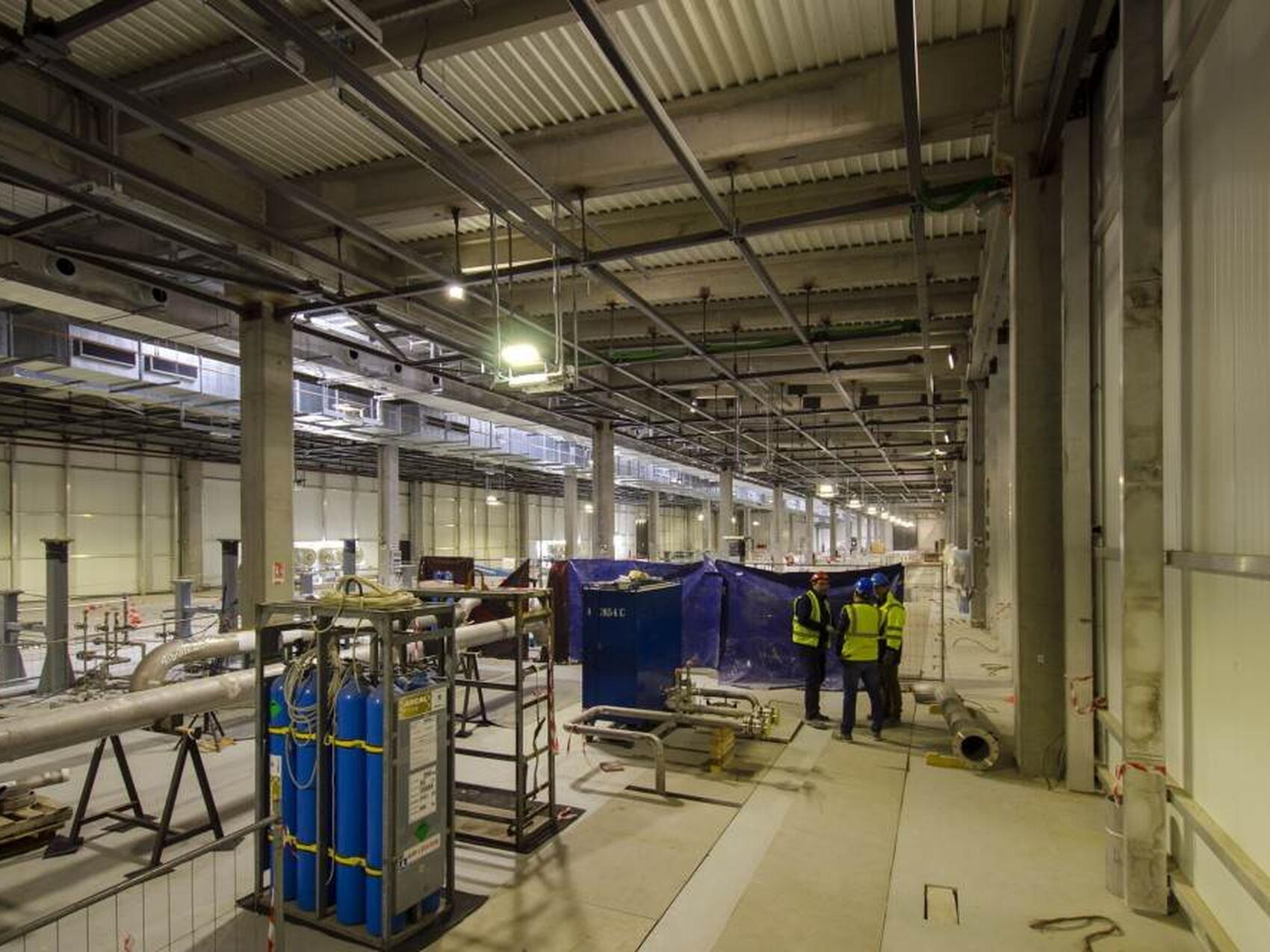 Equipment is arriving