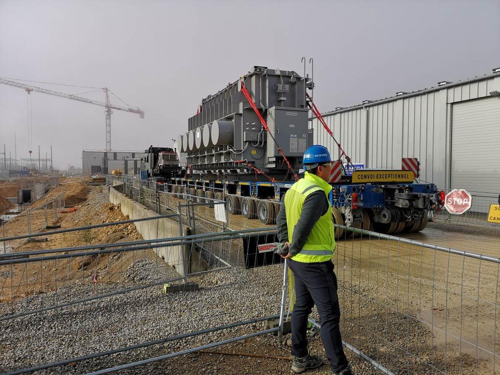 Transformers moved on site