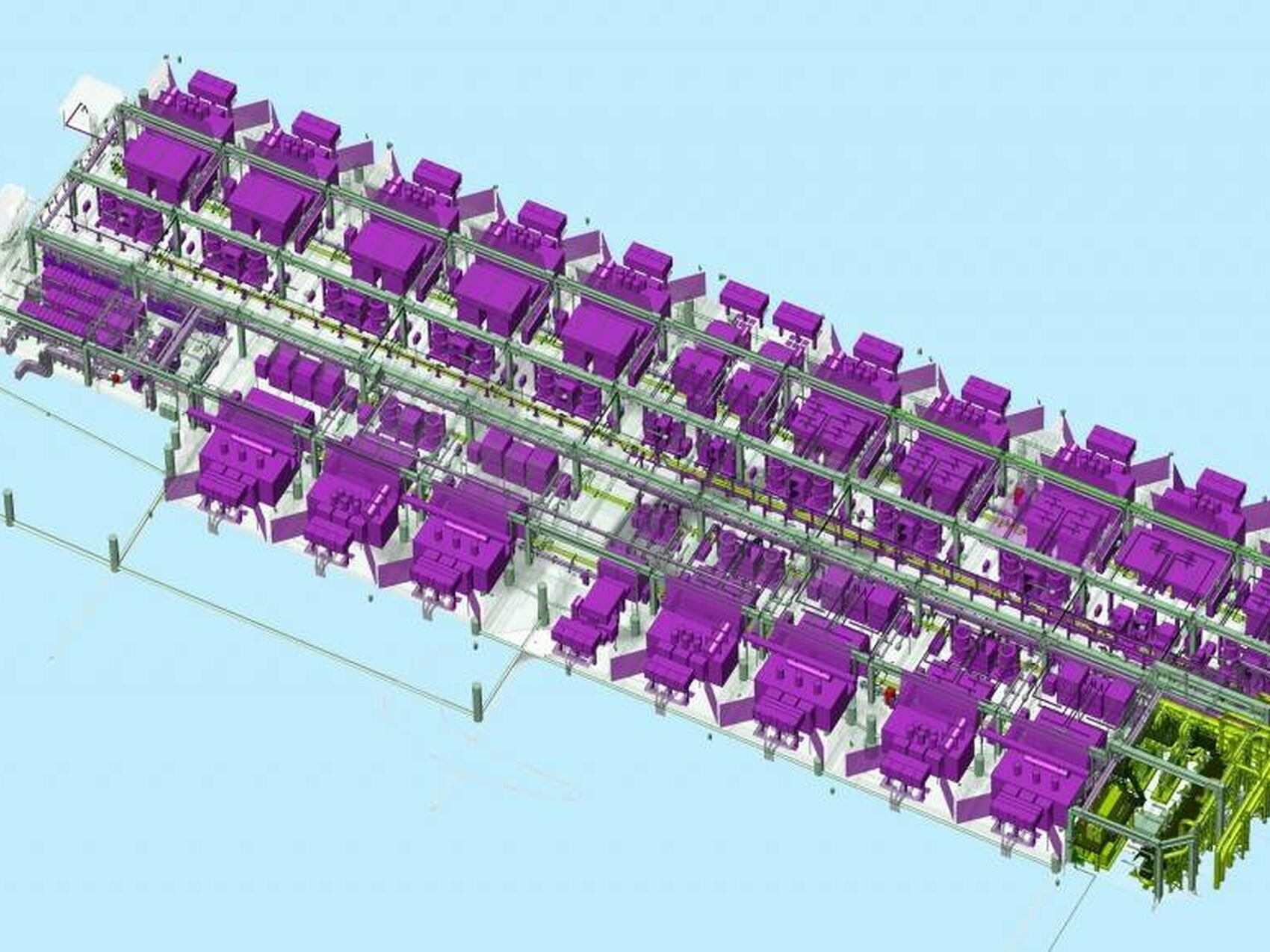 Inside the Magnet Power Conversion buildings