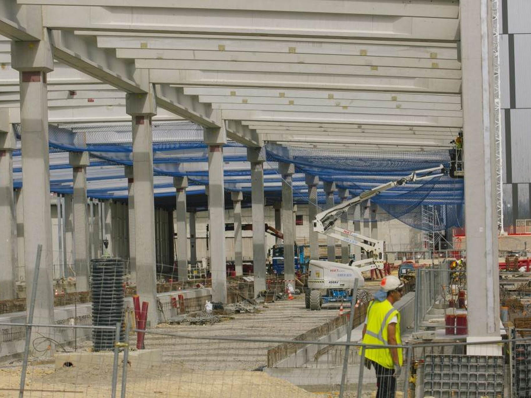 Progress on second conversion building