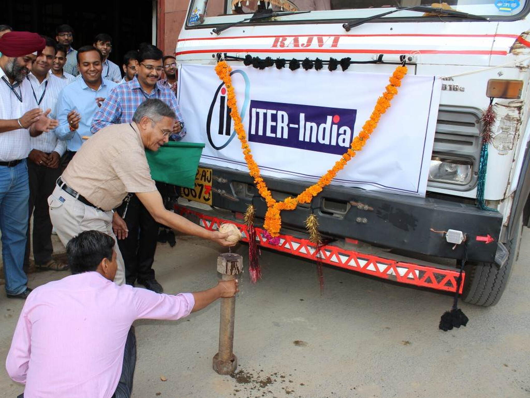 Power supply components en route from India