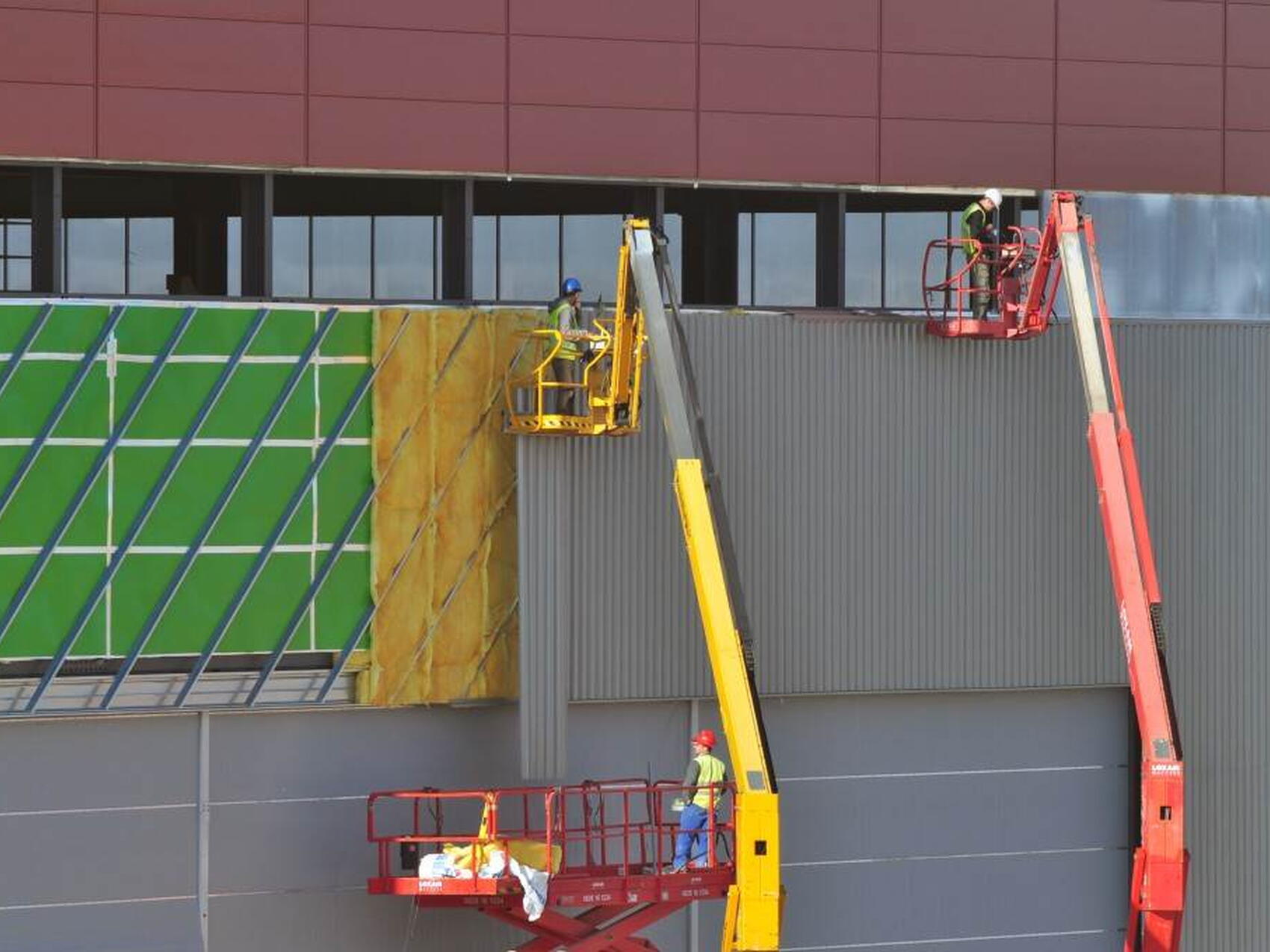 Dernières opérations de bardage