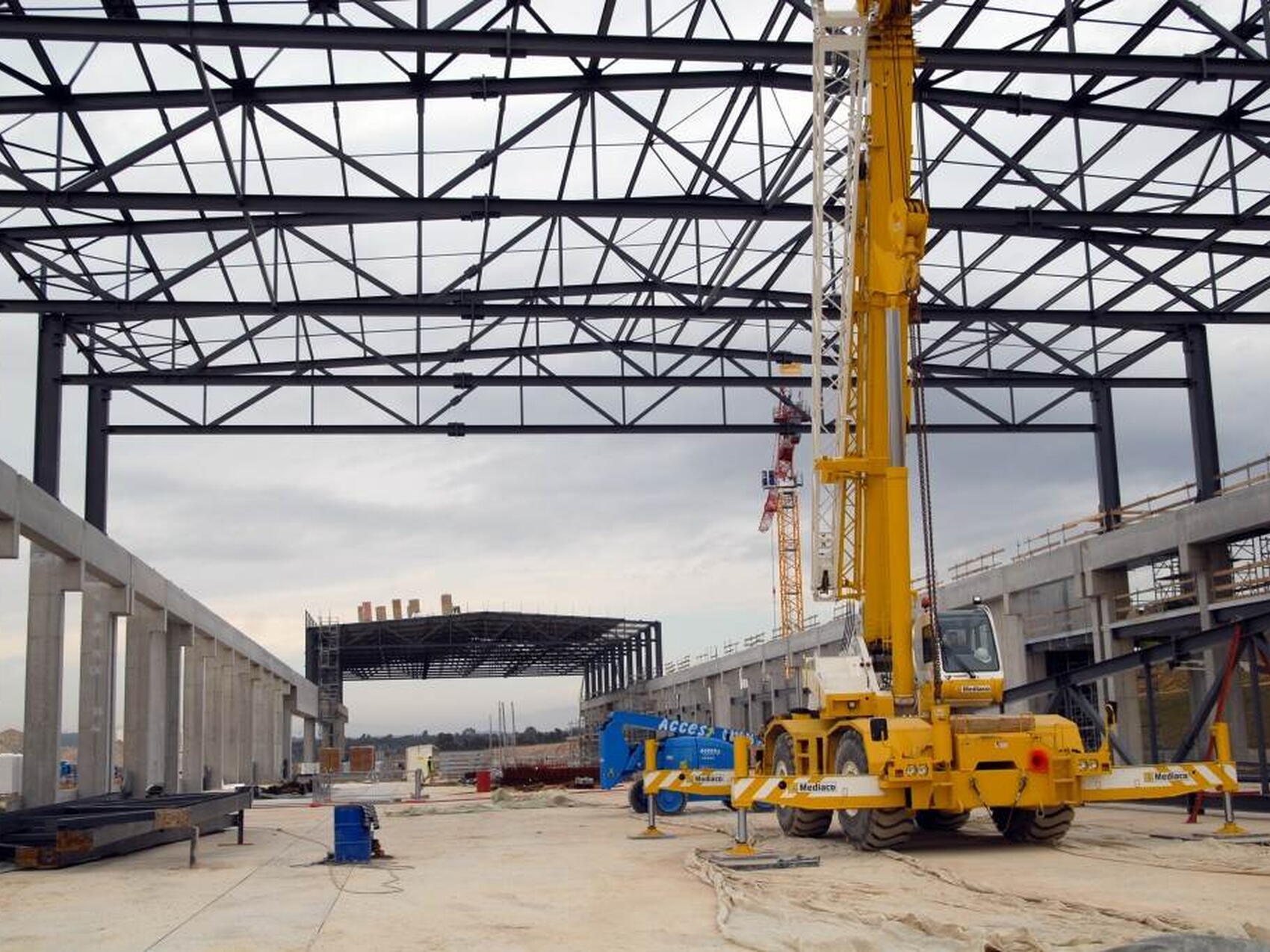 Livraison des éléments de toiture