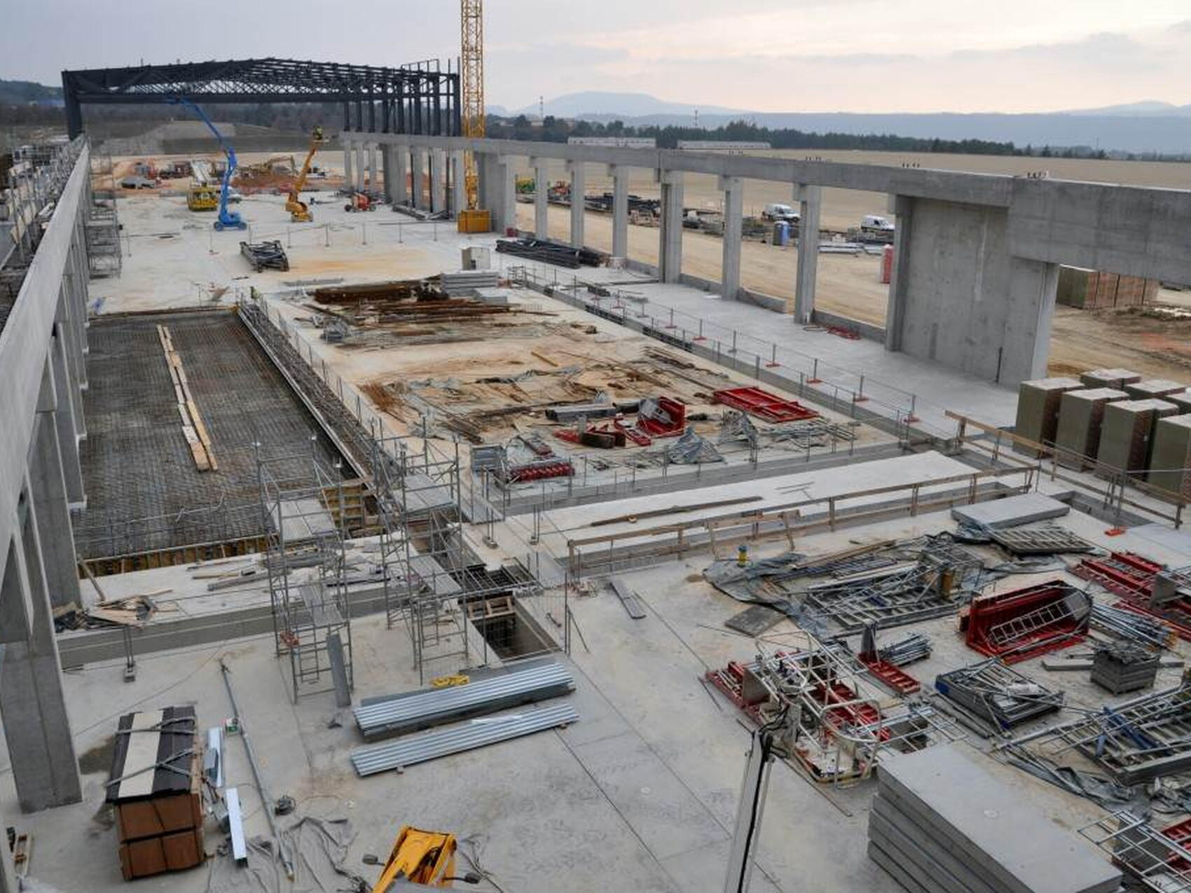 La dernière section de plancher