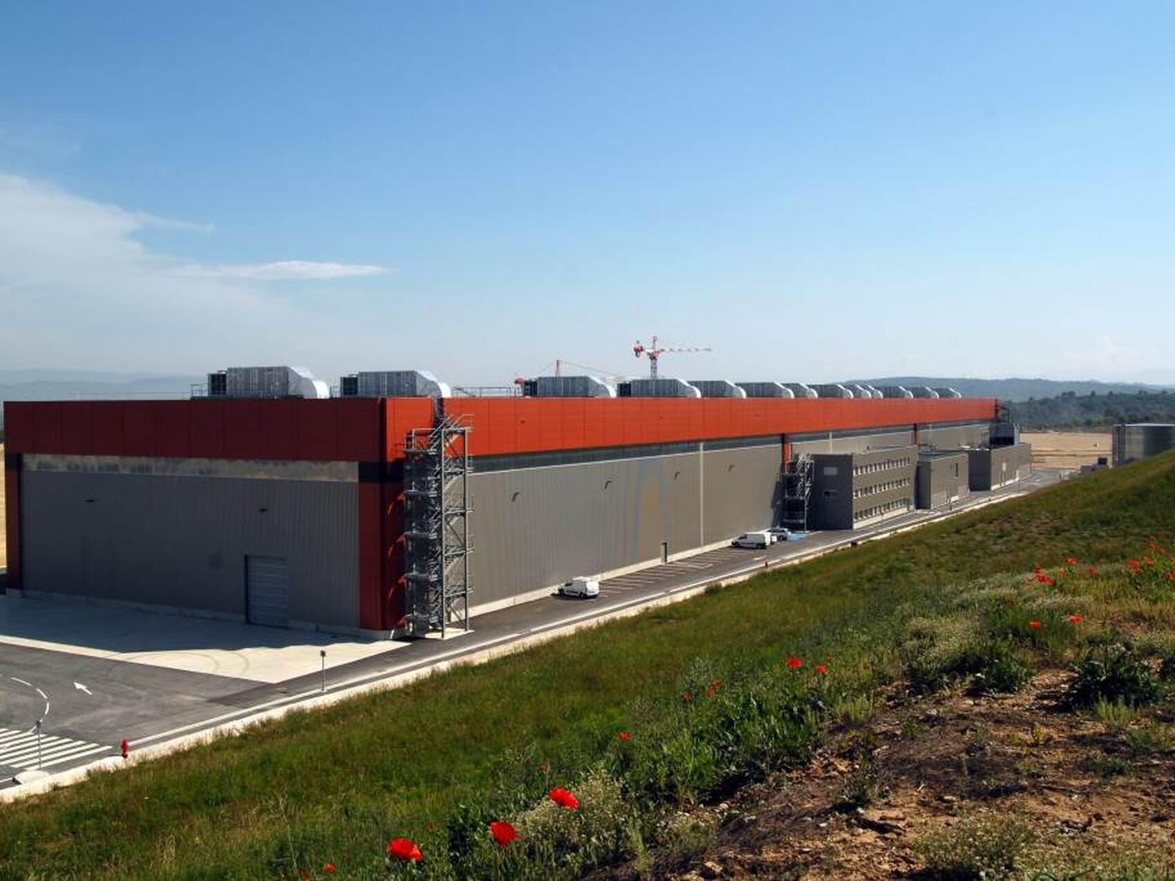 L'unique bâtiment de fabrication