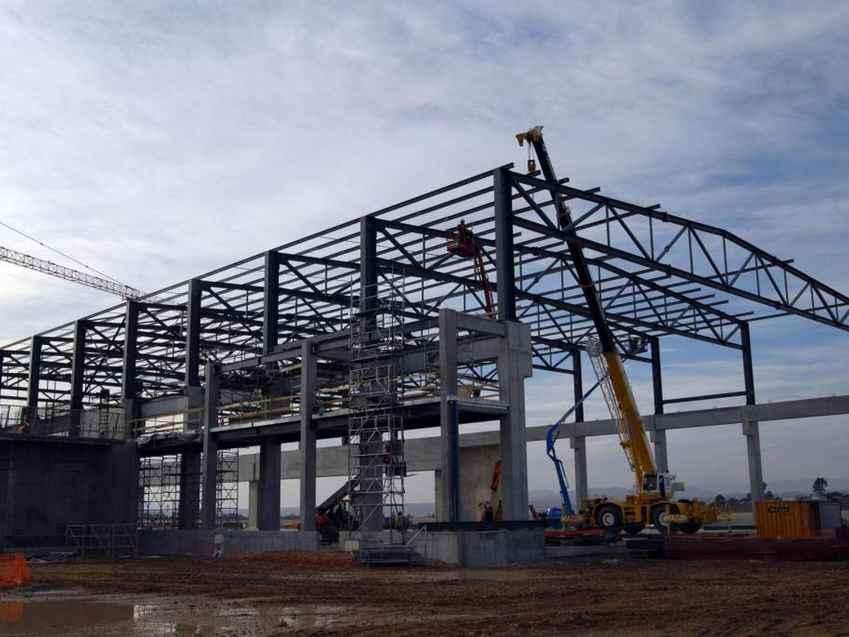 950 tonnes sur le toit