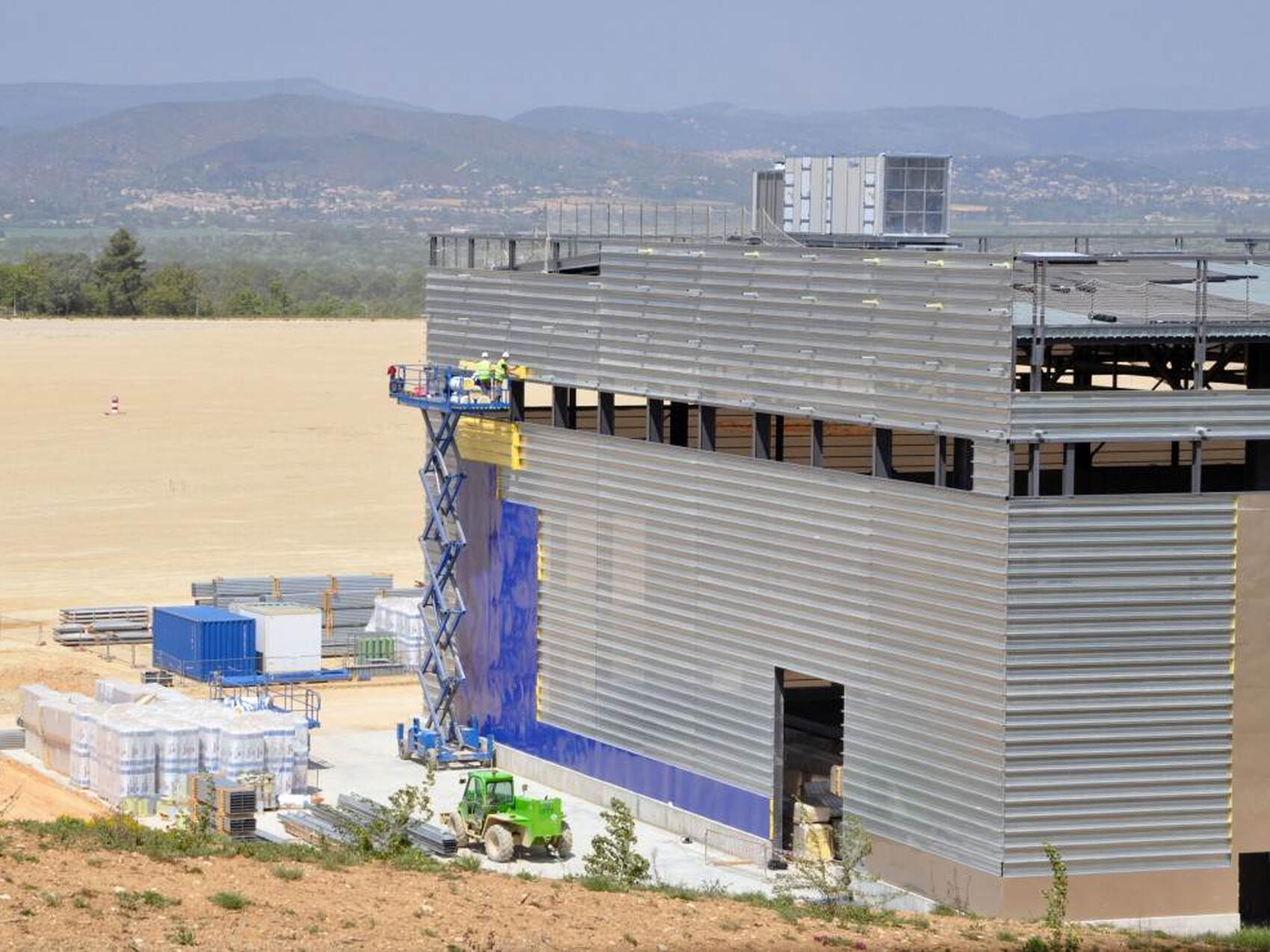 Bardage de la façade sud