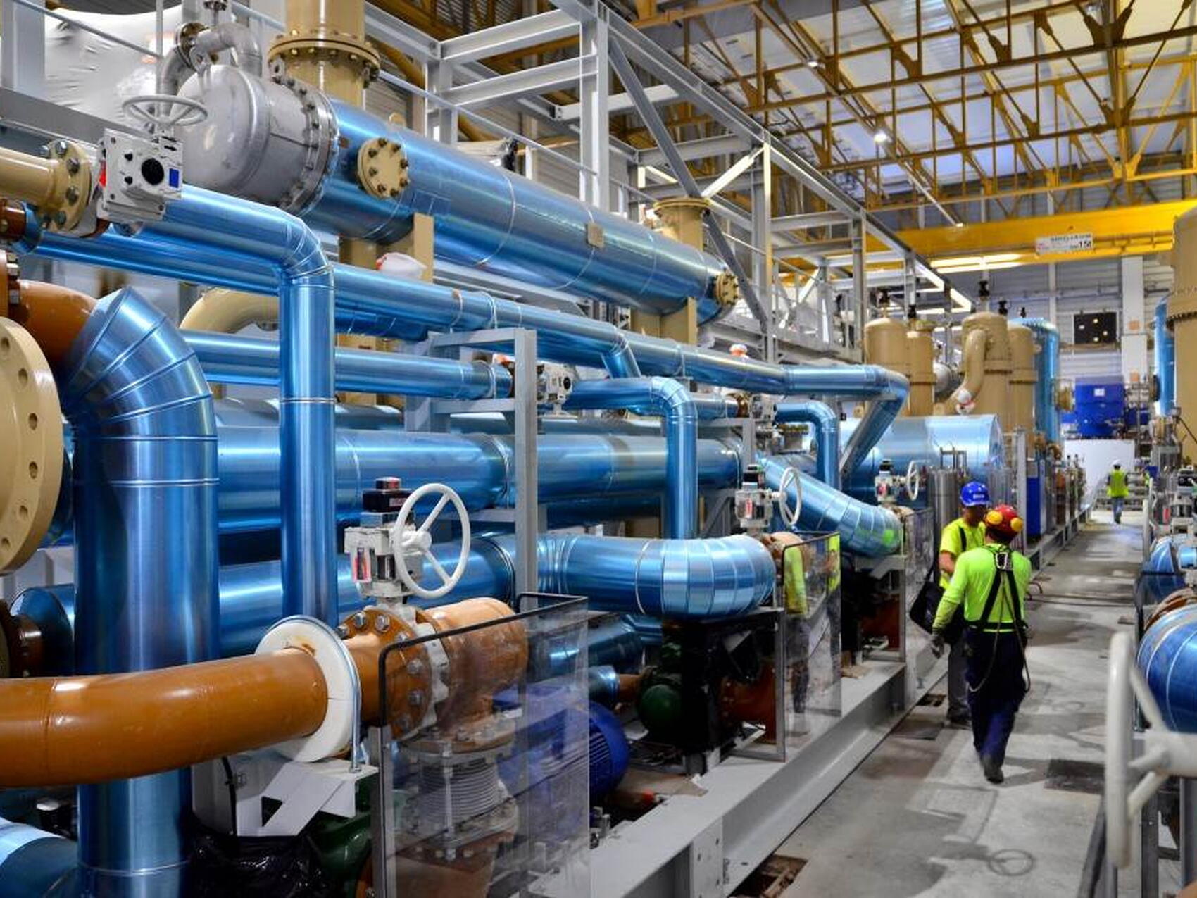 Première usine sur le site