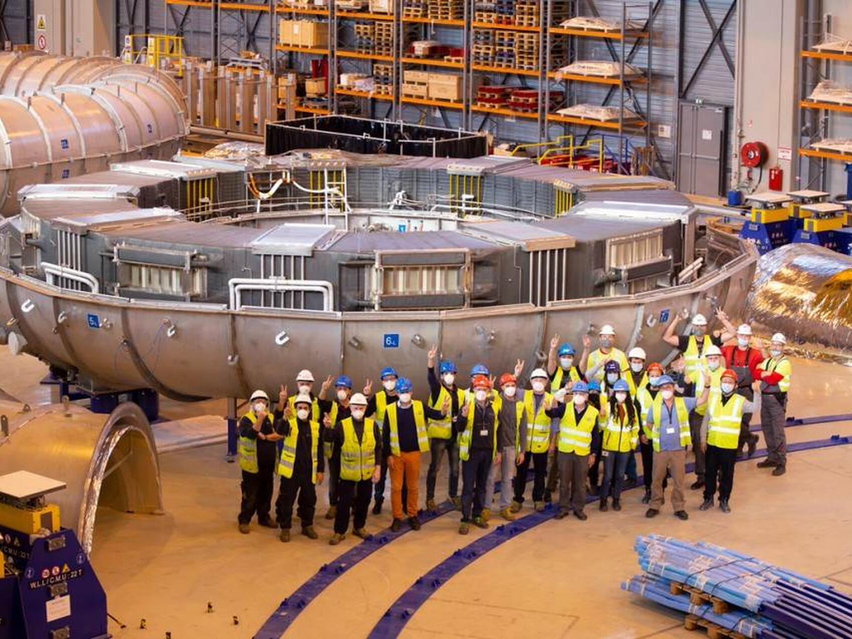 PF6 : Première bobine horizontale parachevée