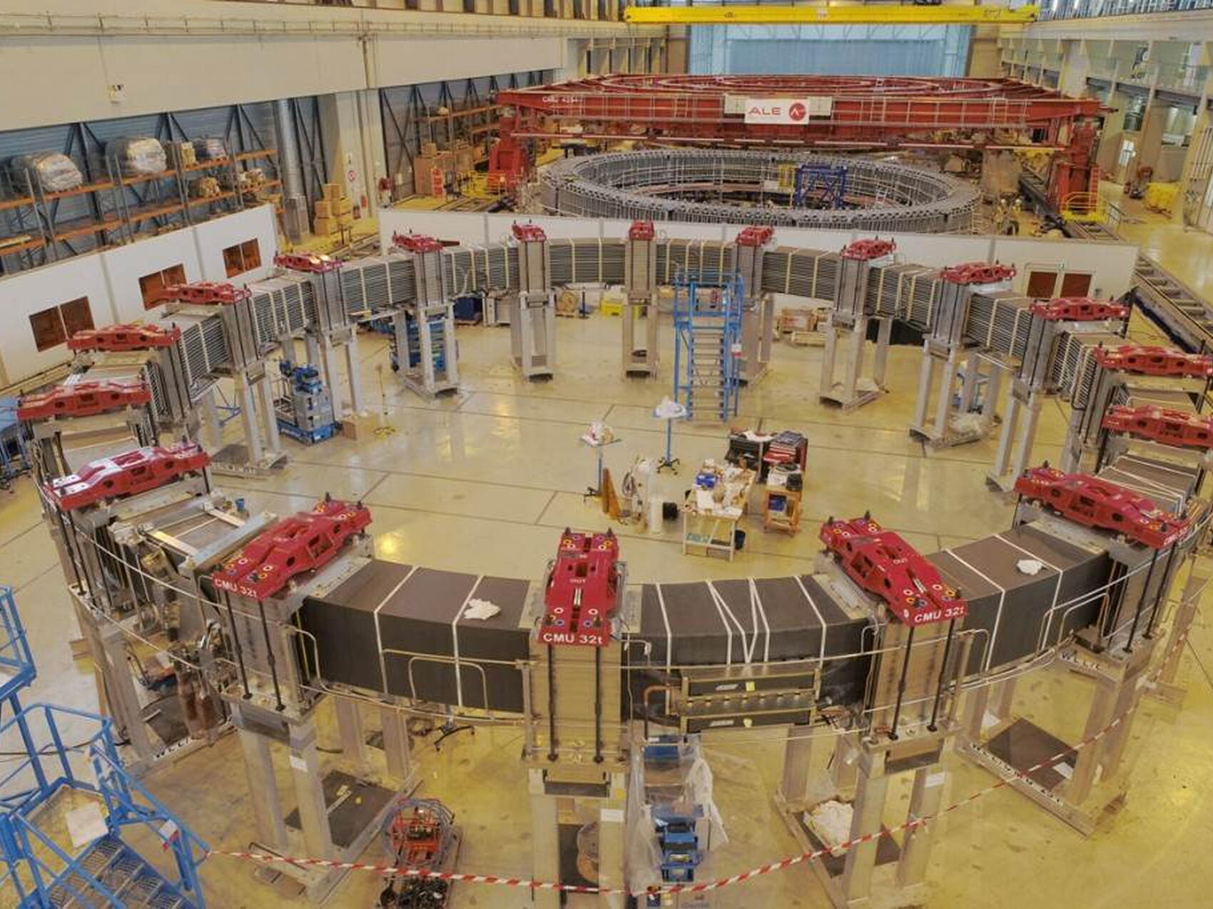 Dernières étapes de fabrication pour les bobines de 17 mètres de diamètre 