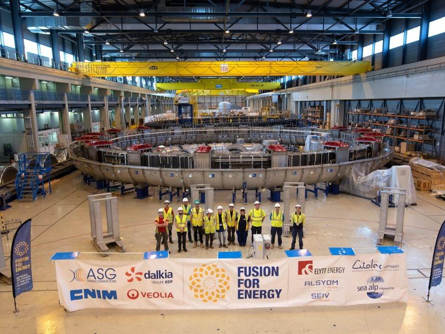 5 sur 6 bobines annulaires finalisées