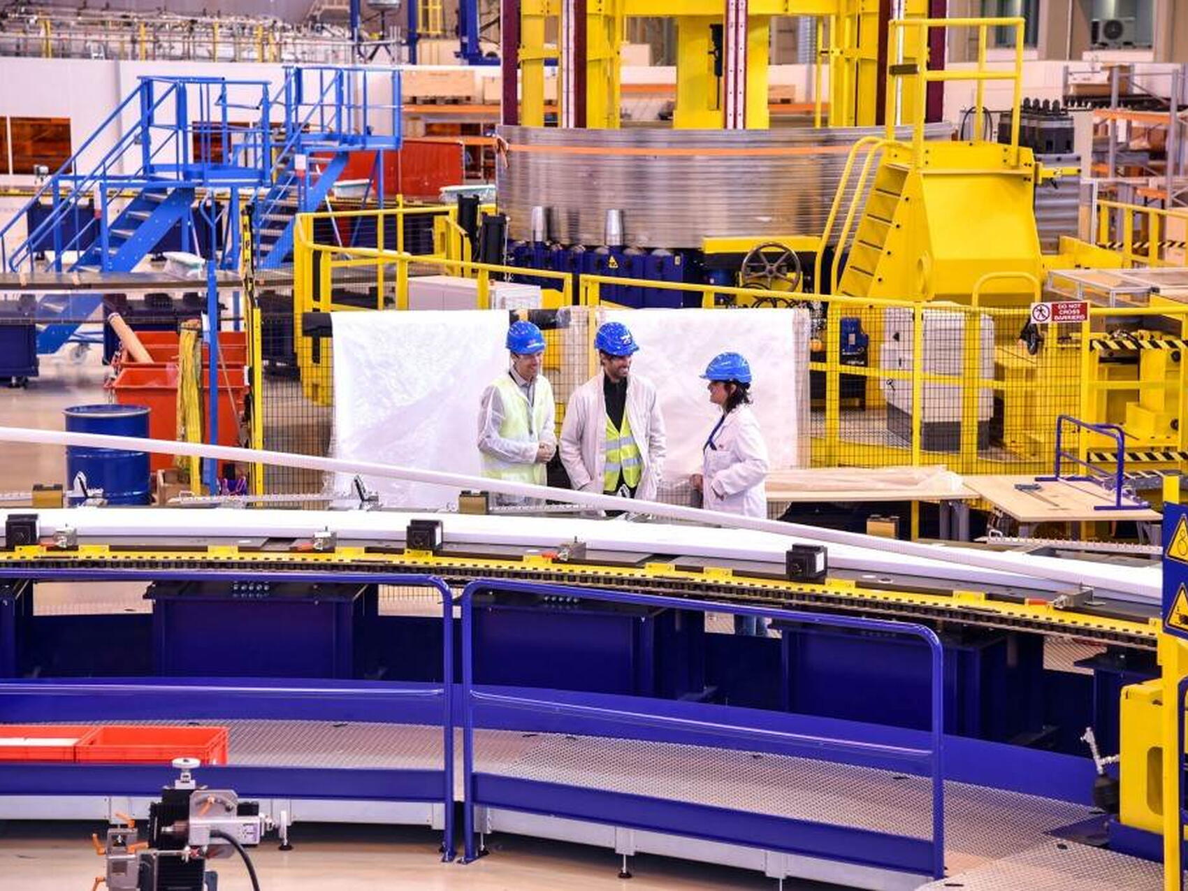 La table de bobinage tourne pour PF2