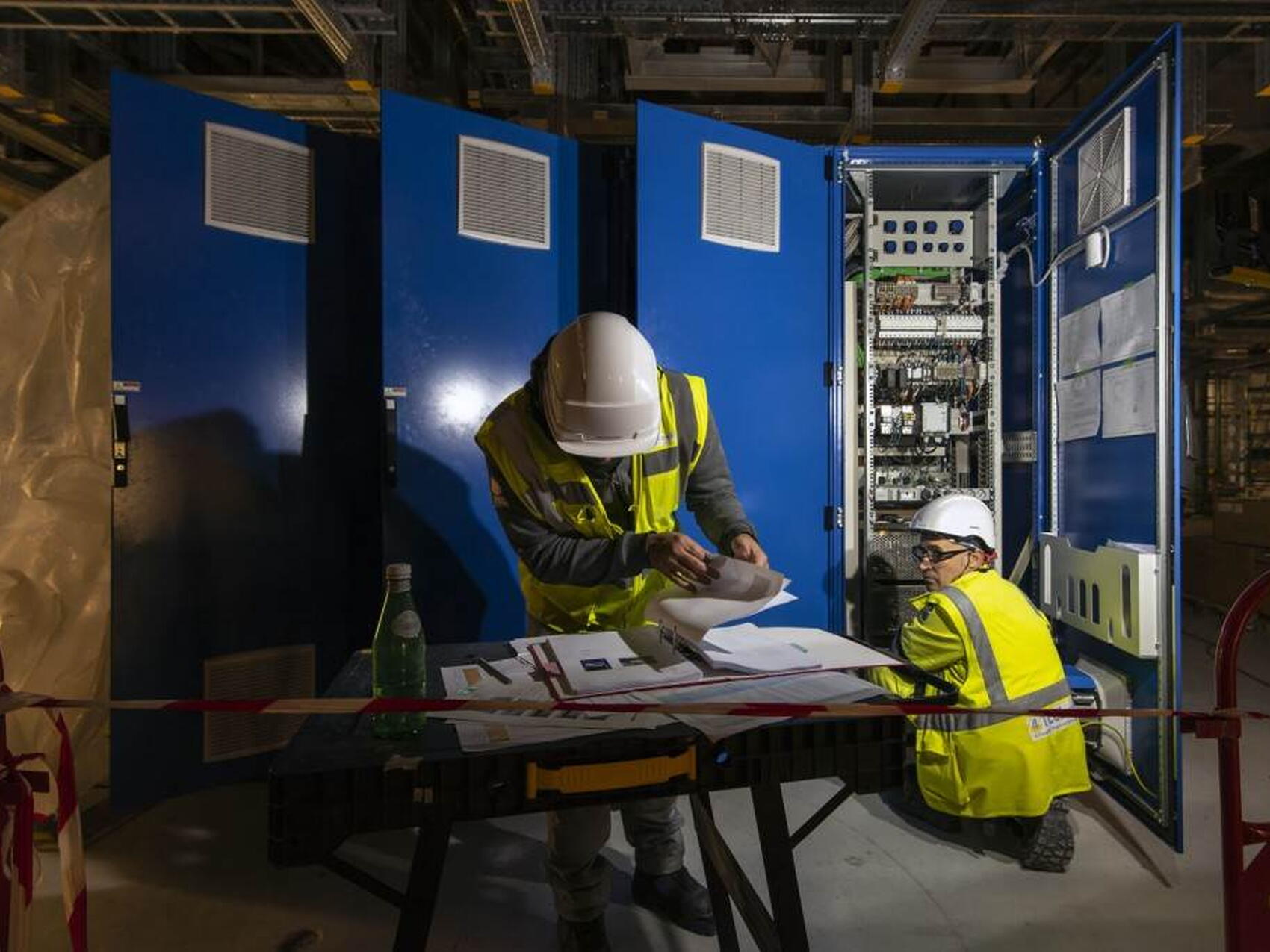 Equipment installation underway