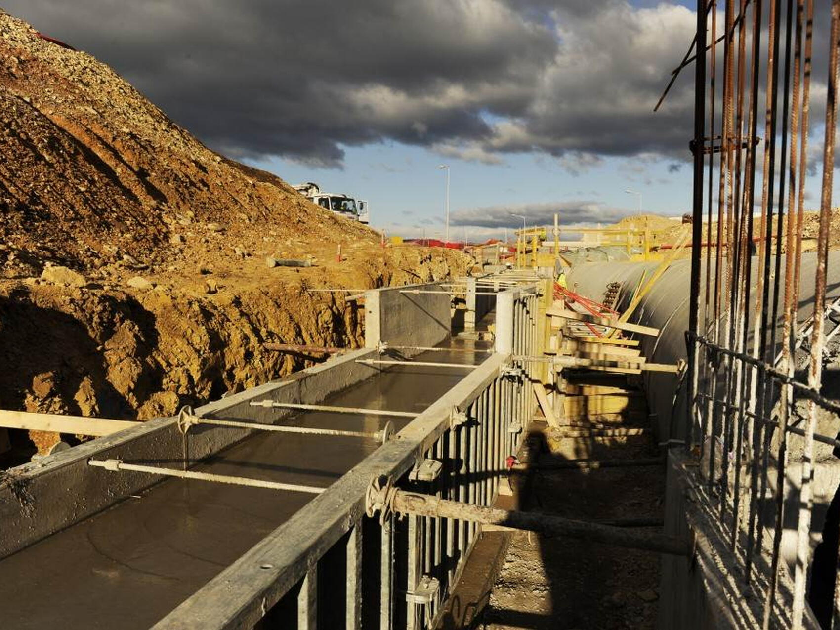 Site works in January