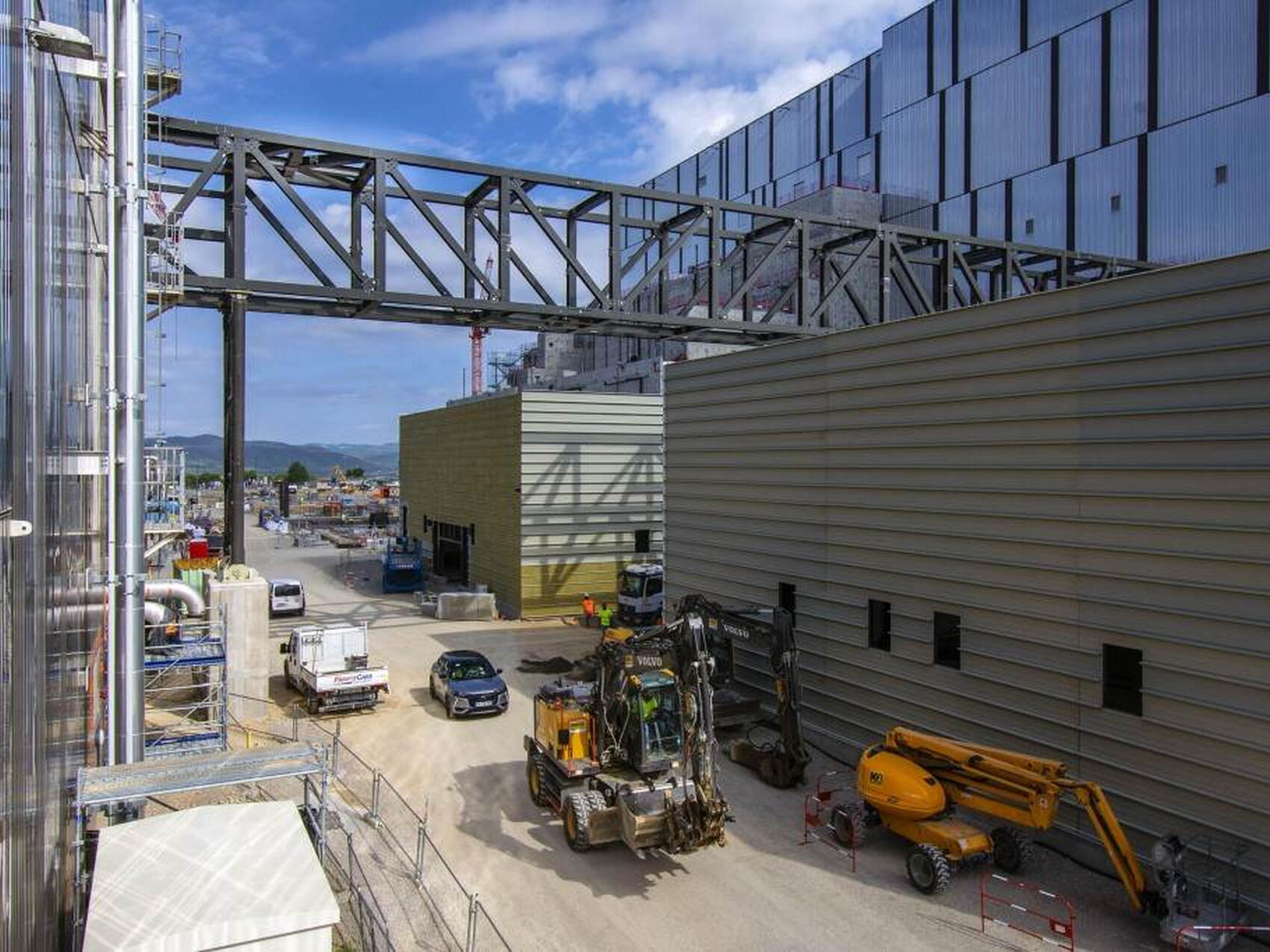 First bridge on site