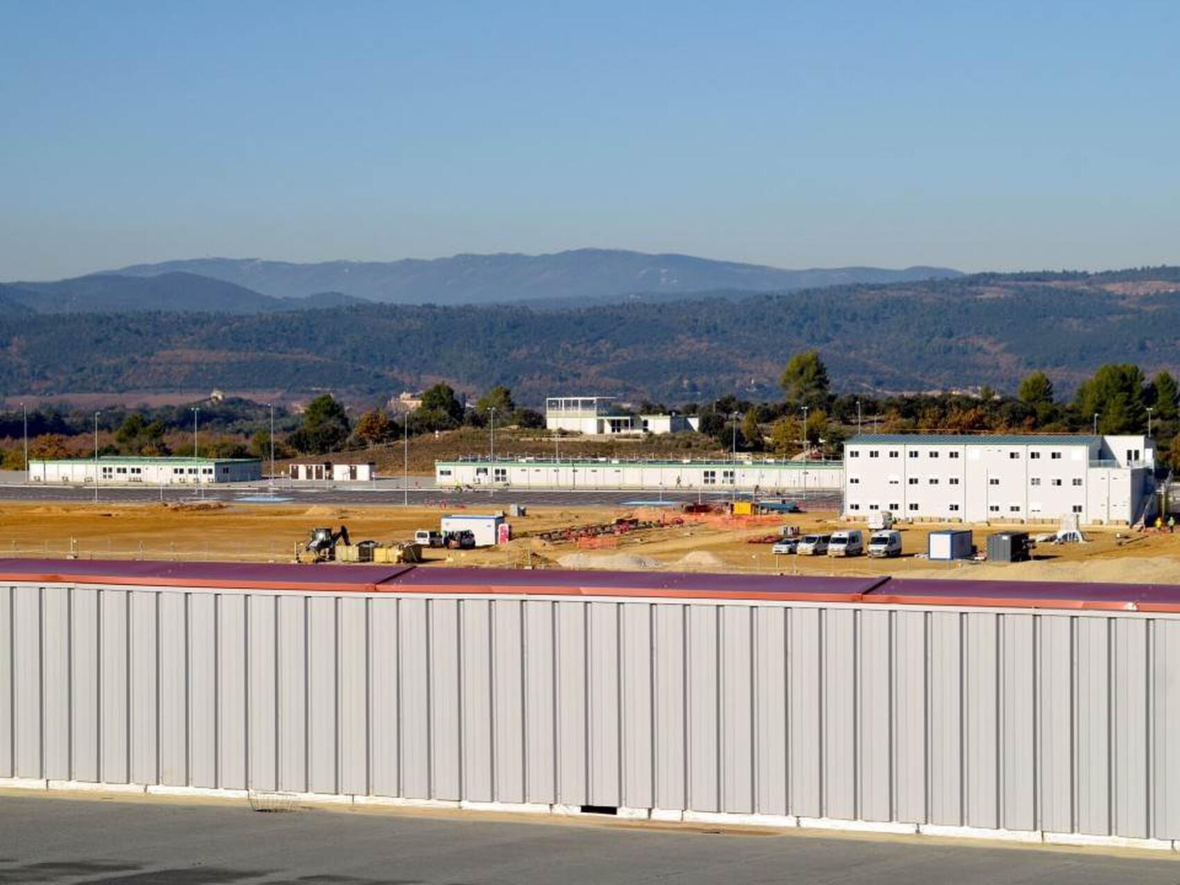 On-site contractors area