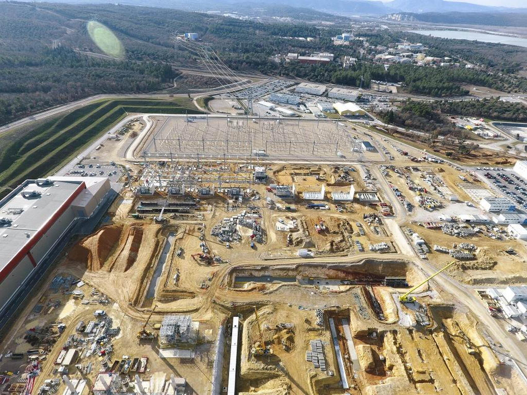 The southern side of the platform