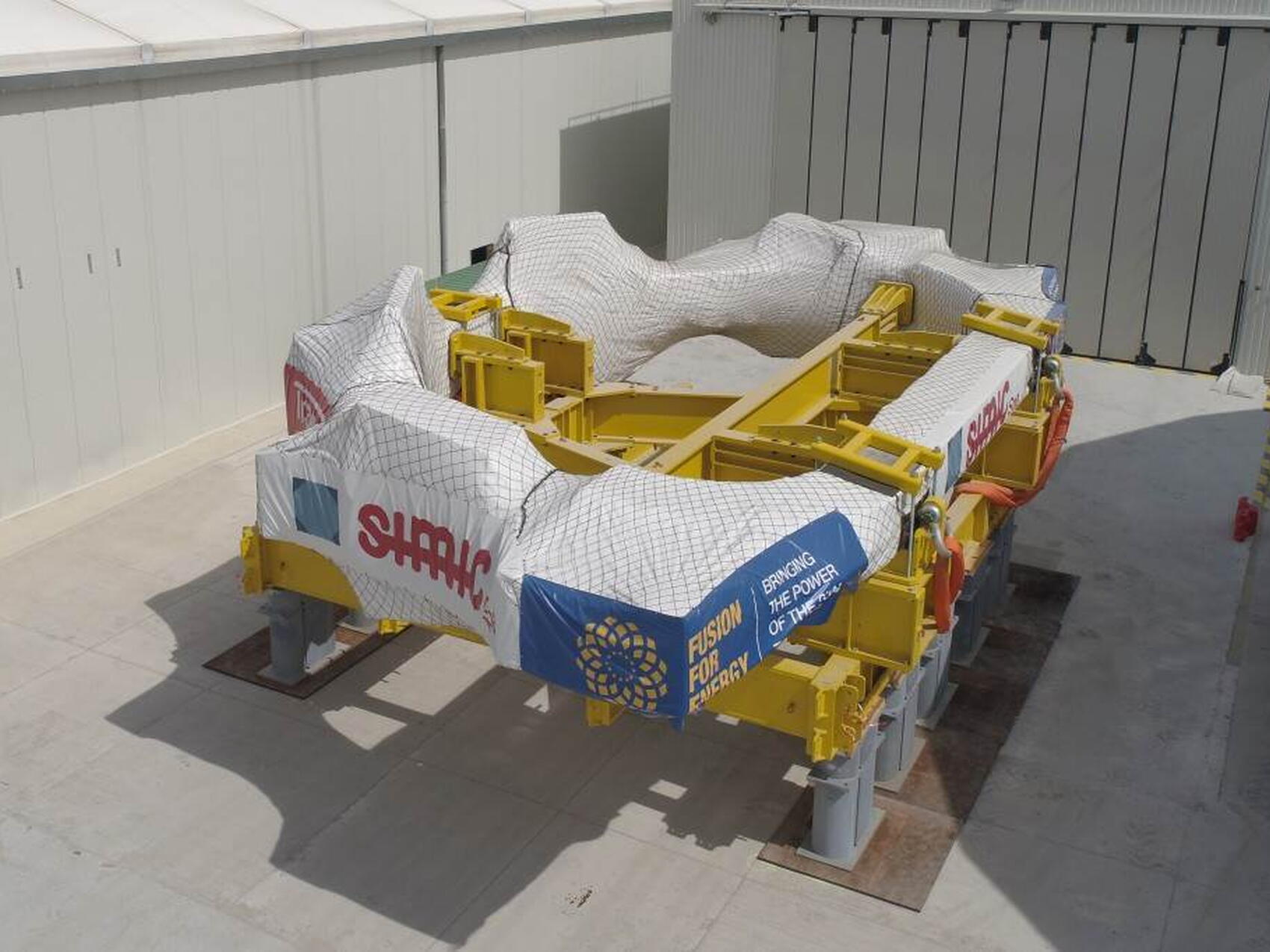 First magnet on site