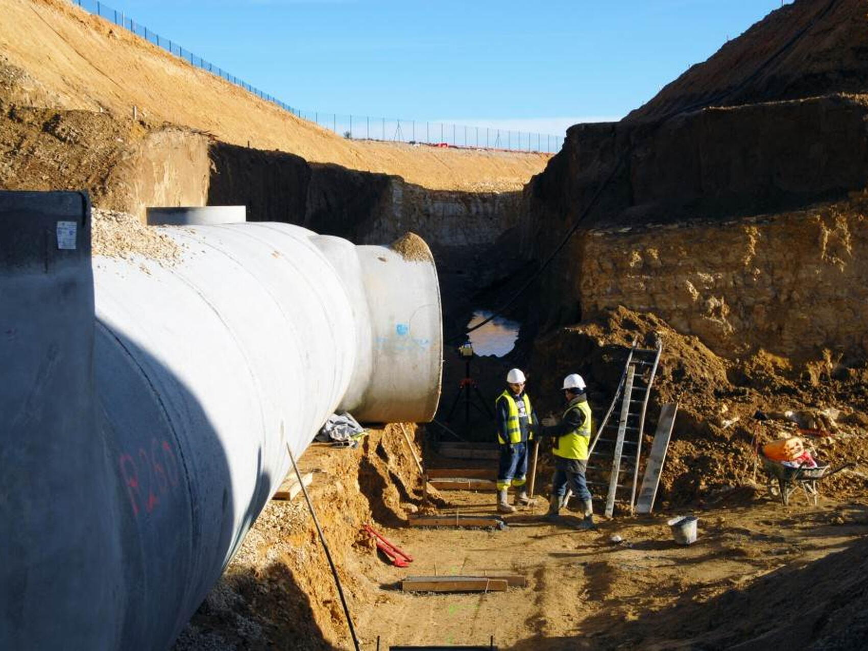 Ten metres underground