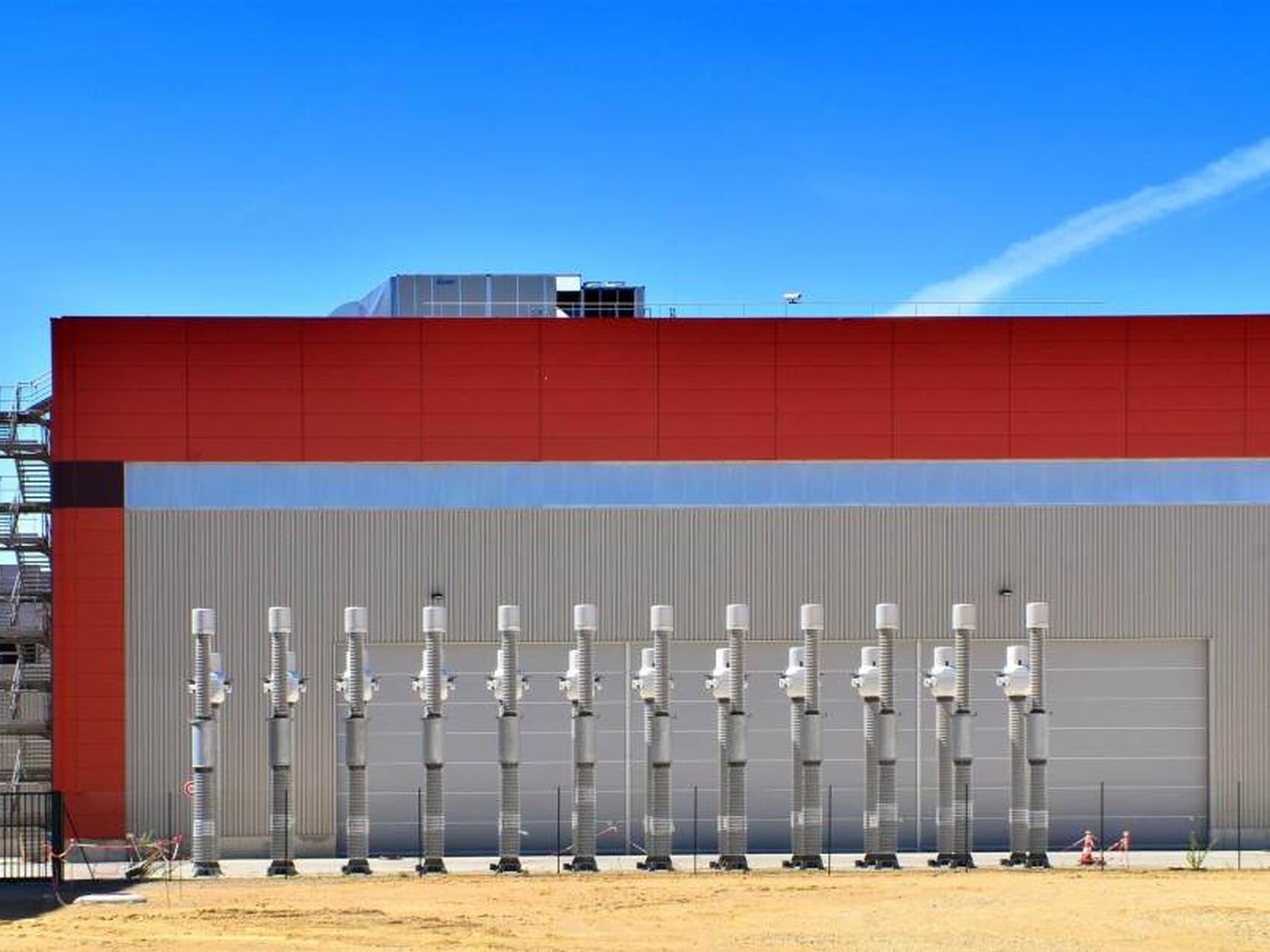 Standing at attention