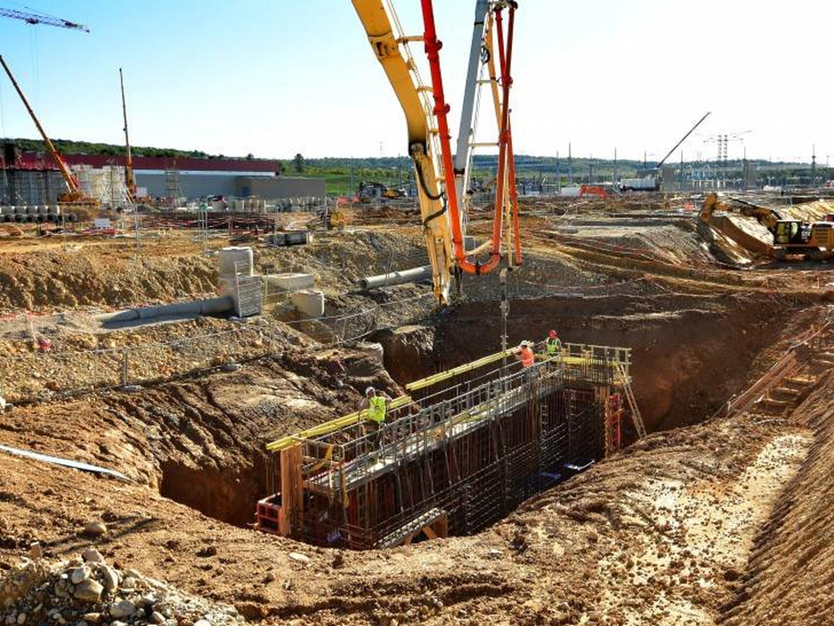 Just under the surface