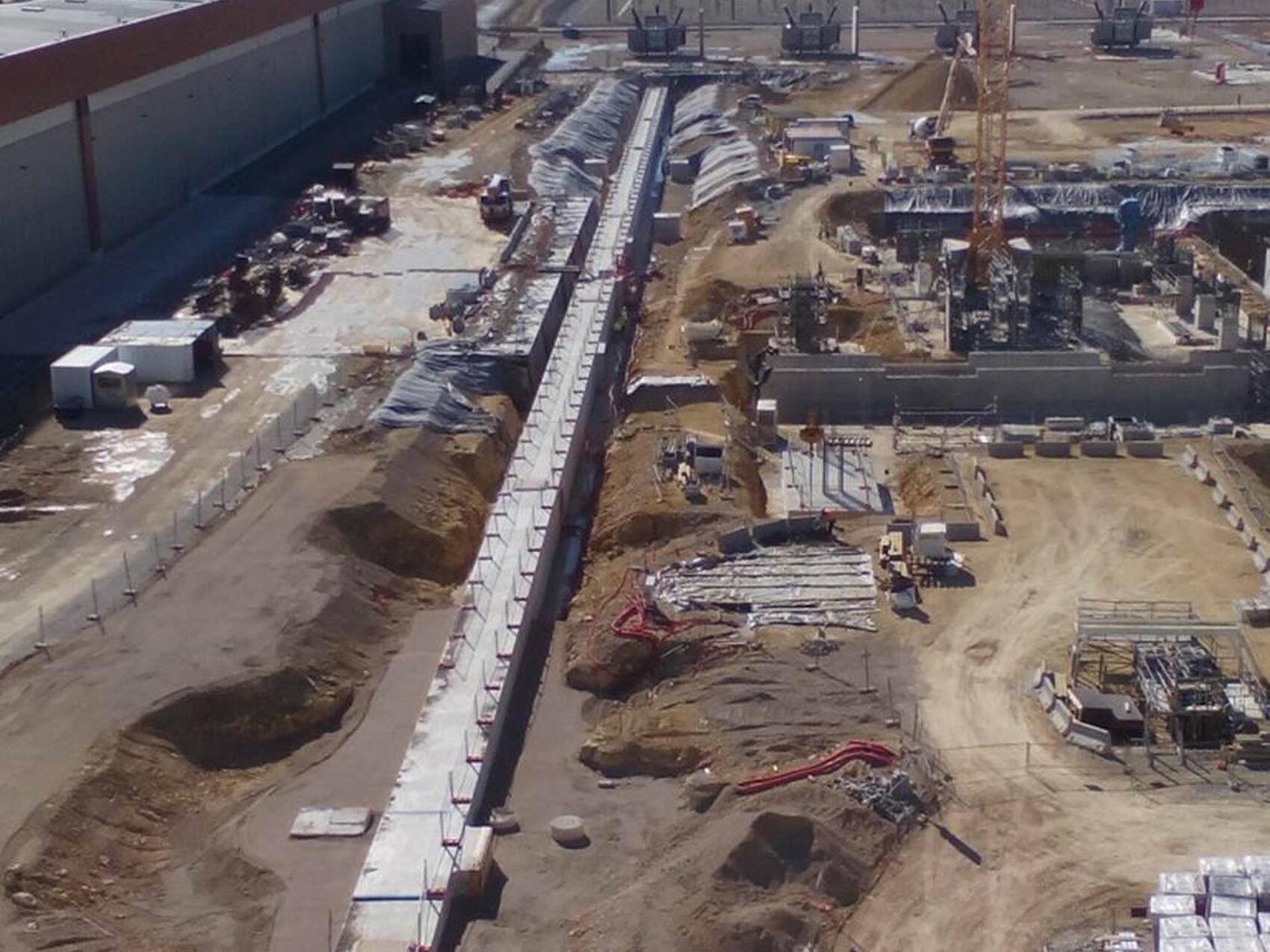 Backfilling underway