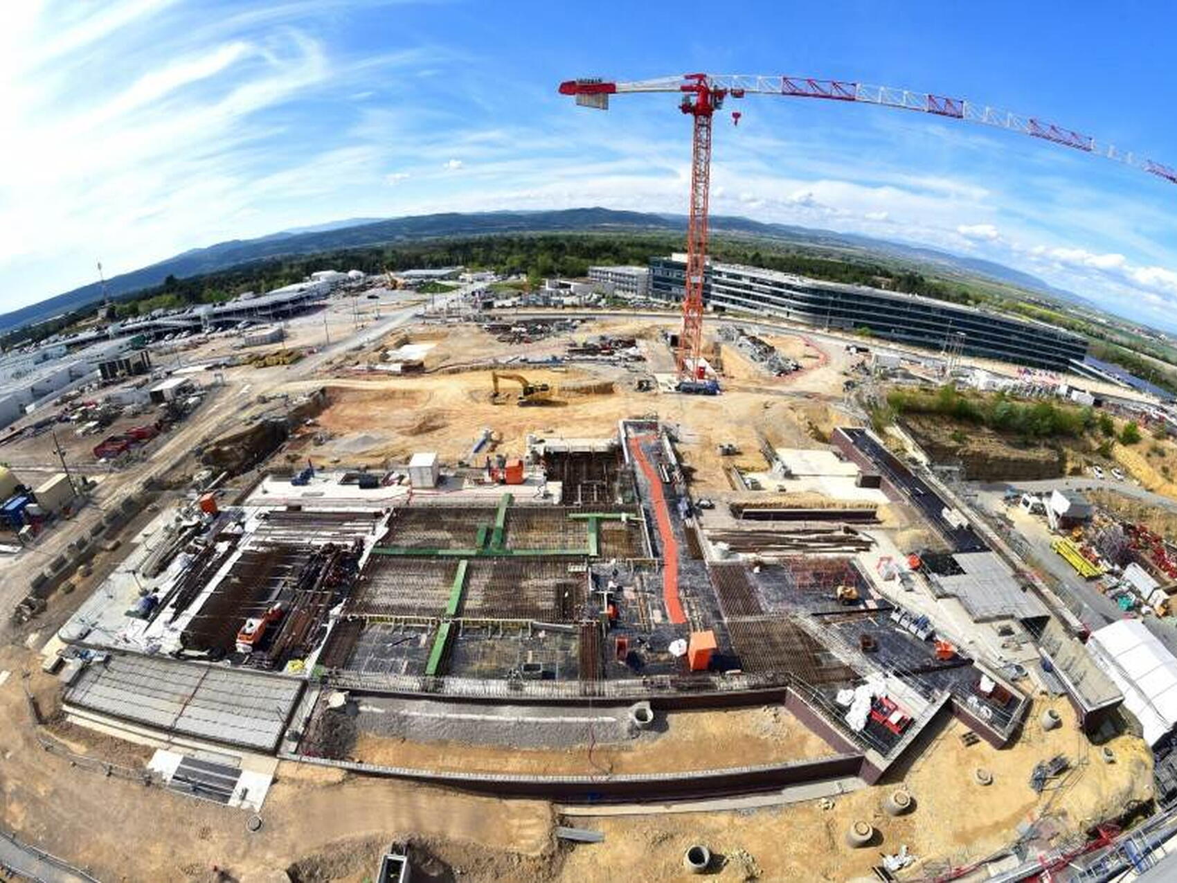 Neutral beam heating power supply: buildings rising