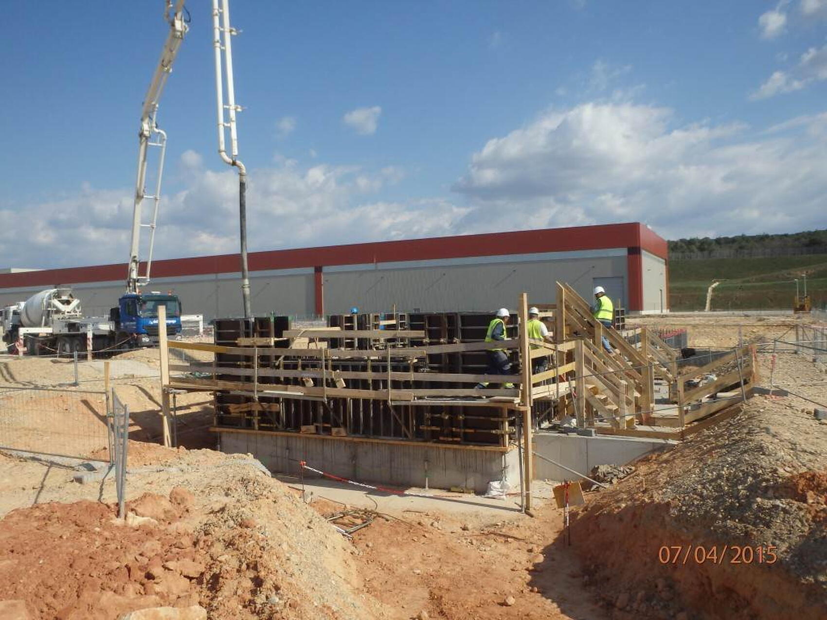 First transformer pit