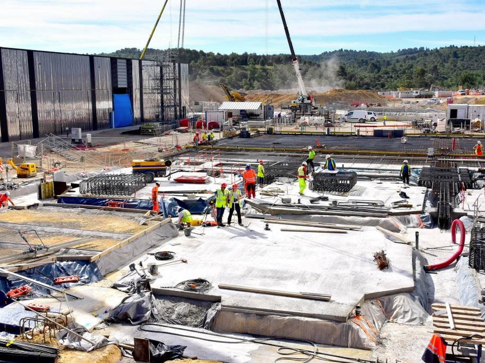 Foundations underway