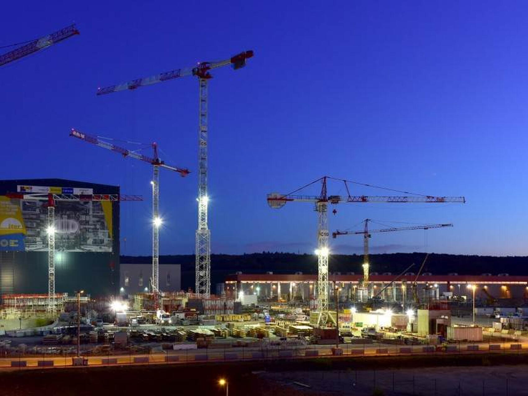 As the lights come on