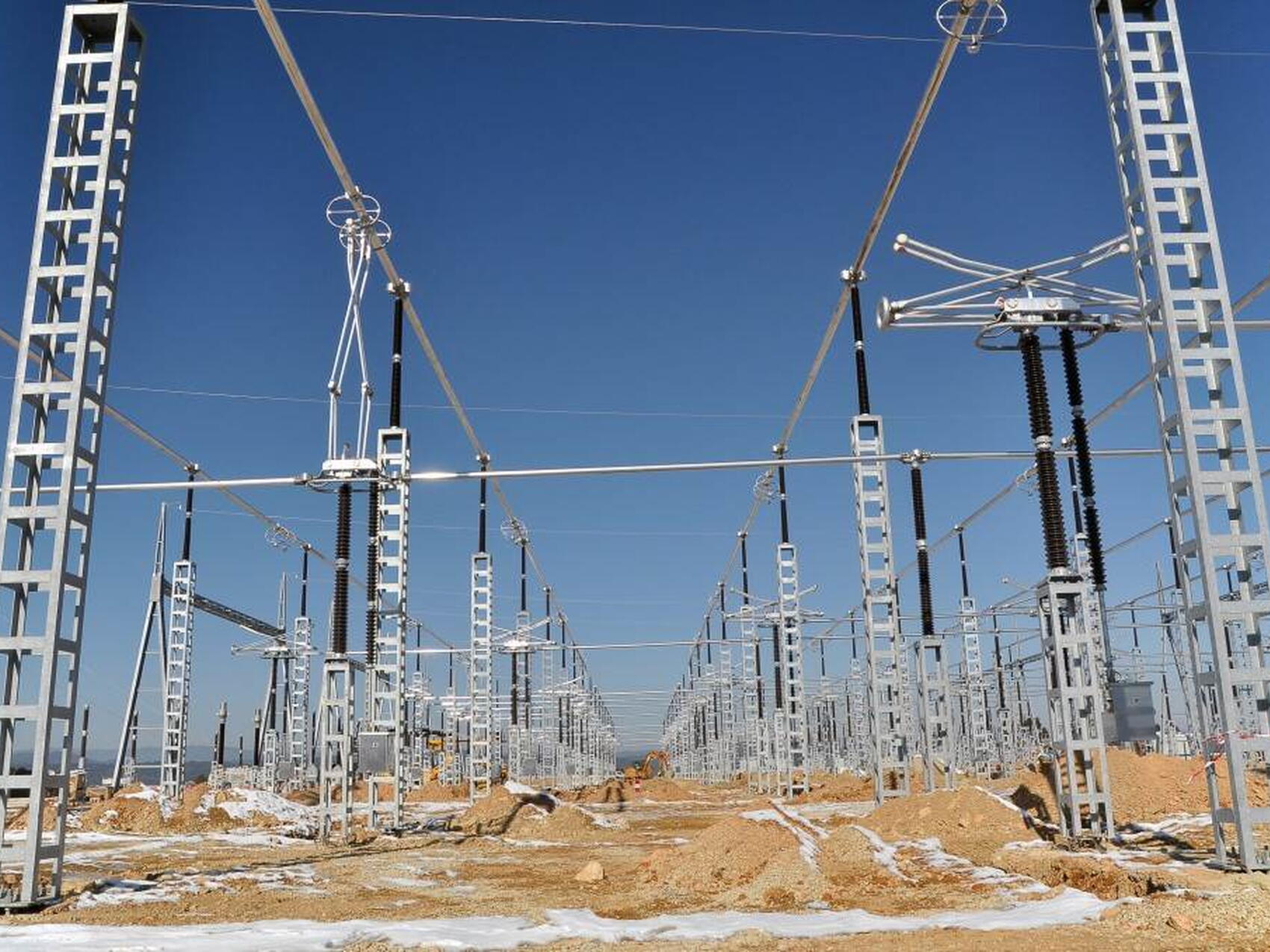 A sea of cables and wires