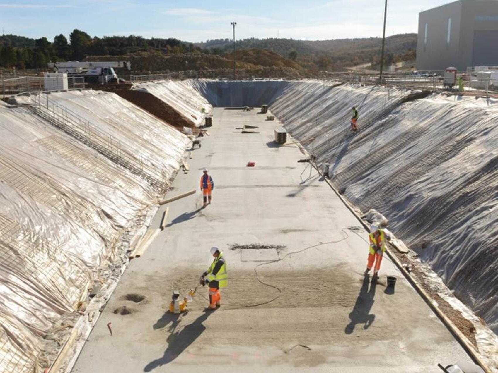 Preparatory work for the Site Services Building