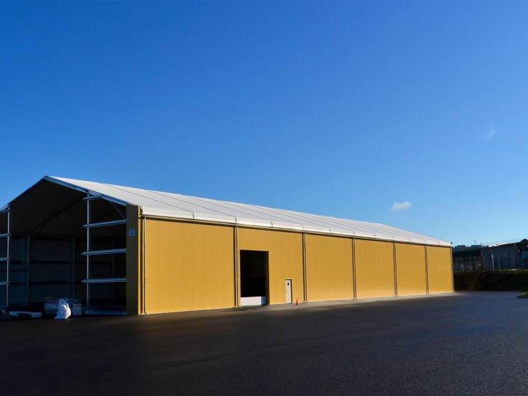 Temporary storage facility rising