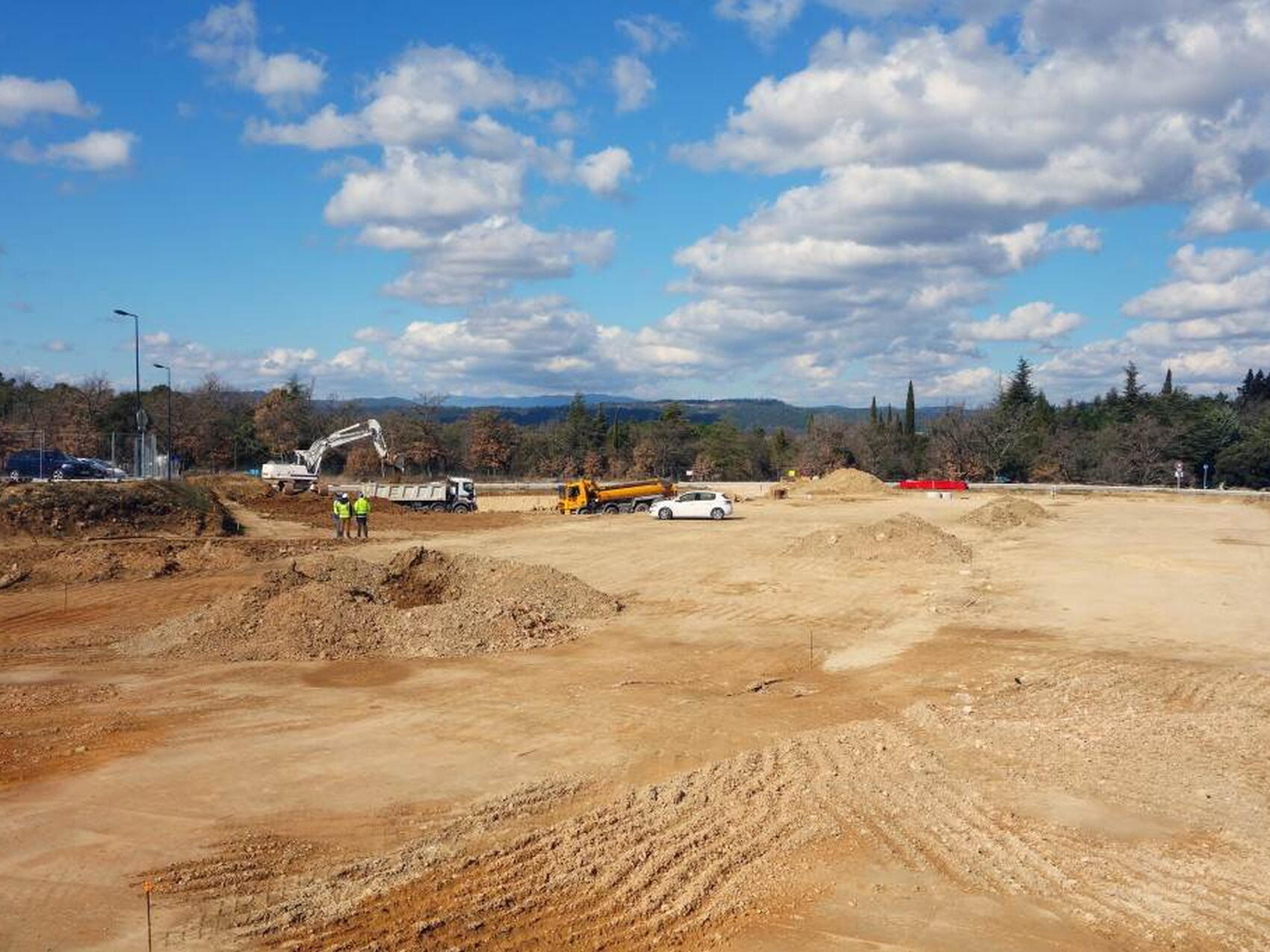 Storage facility at ITER entrance