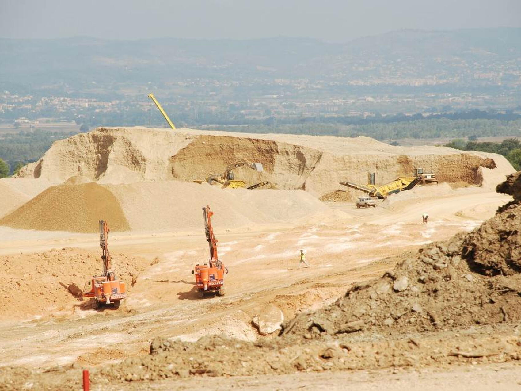 Un an de terrassement