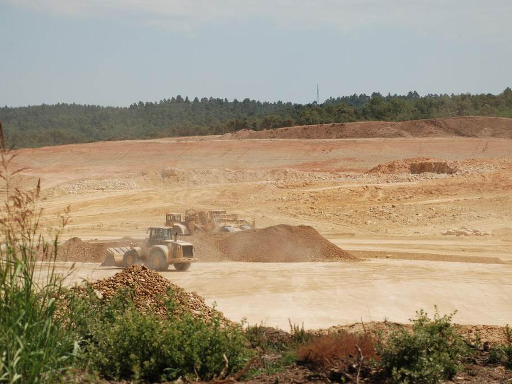 Le terrassement commence