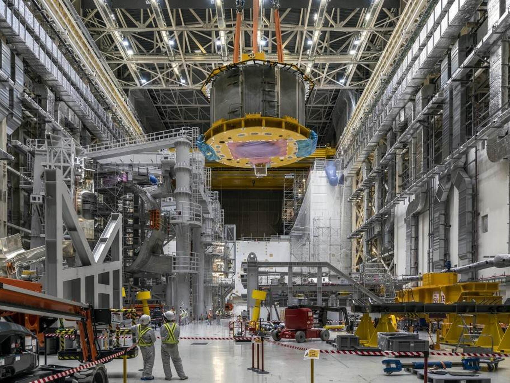 Déplacement d'un module de 110 tonnes