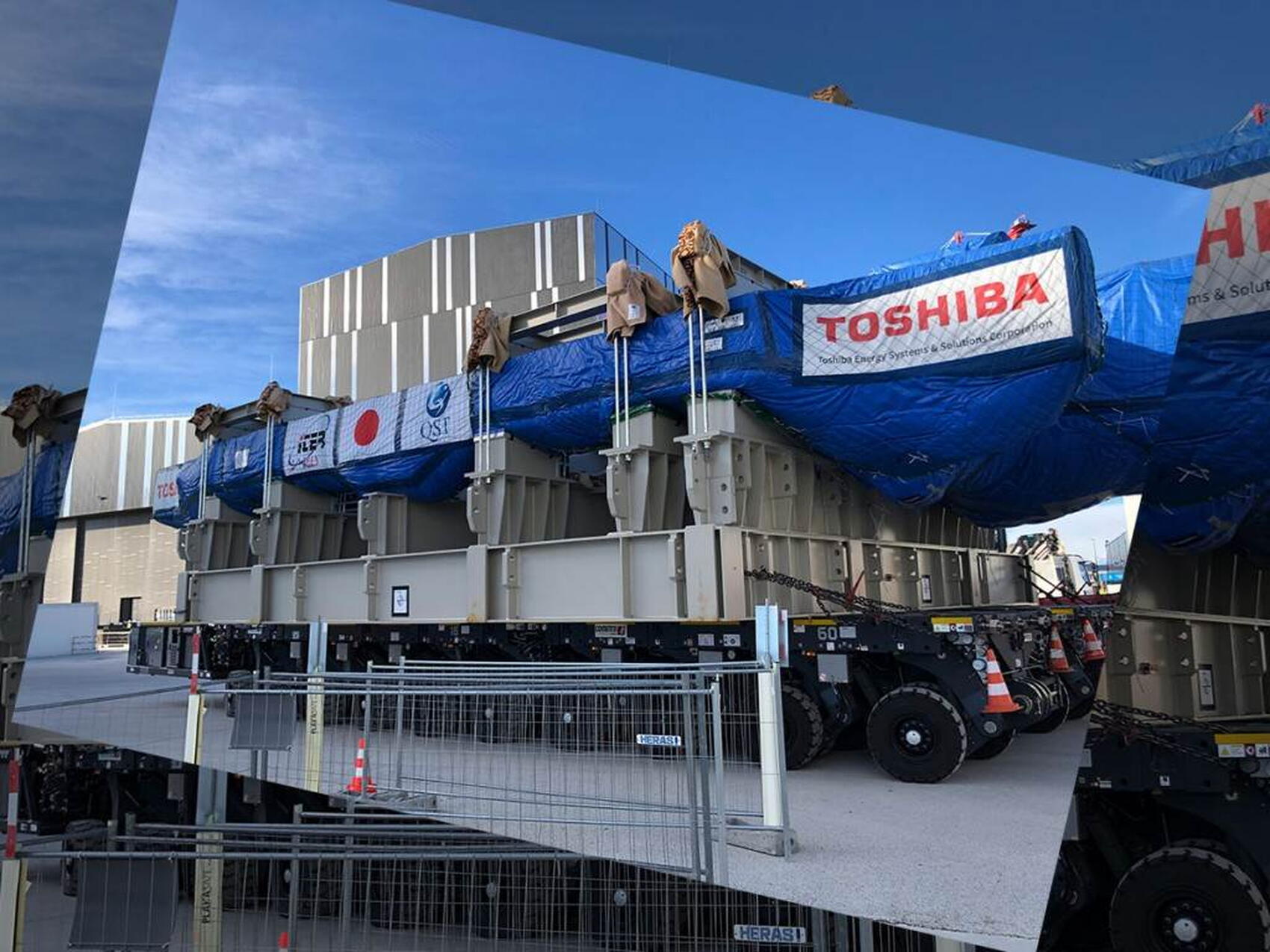 Arrivée sur le site ITER