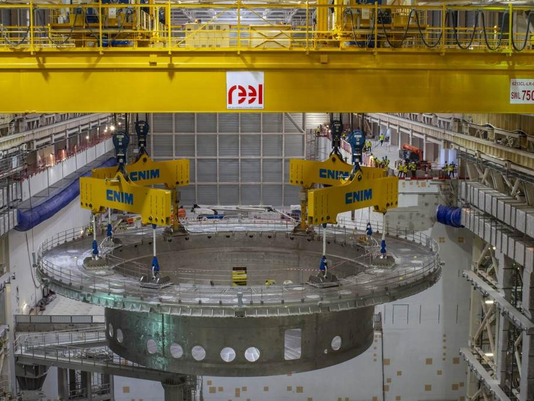 Major machine assembly milestone