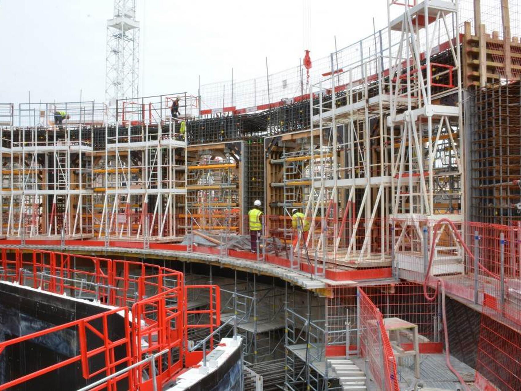 Bioshield reinforcement now visible at platform level