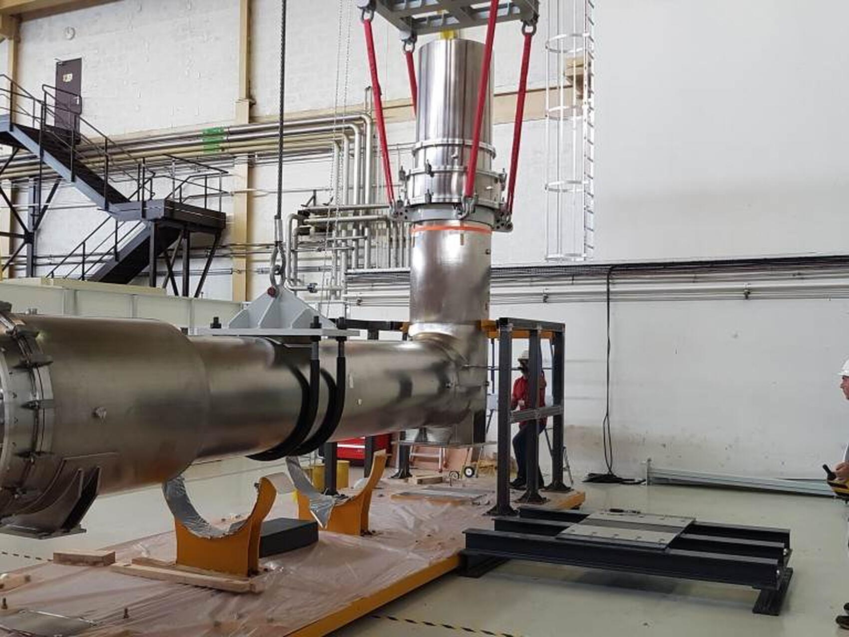 First machine component in November